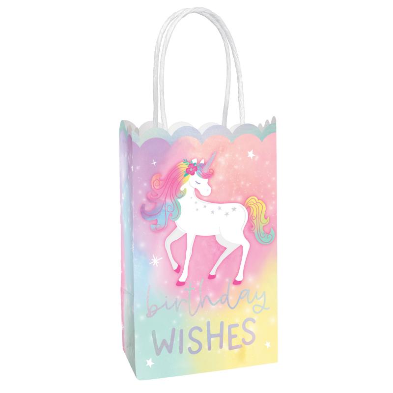 Enchanted Unicorn Kraft Paper Loot Bags Pack of 10