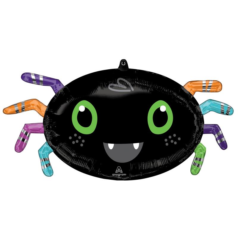 Shape Halloween Spider Foil Balloon