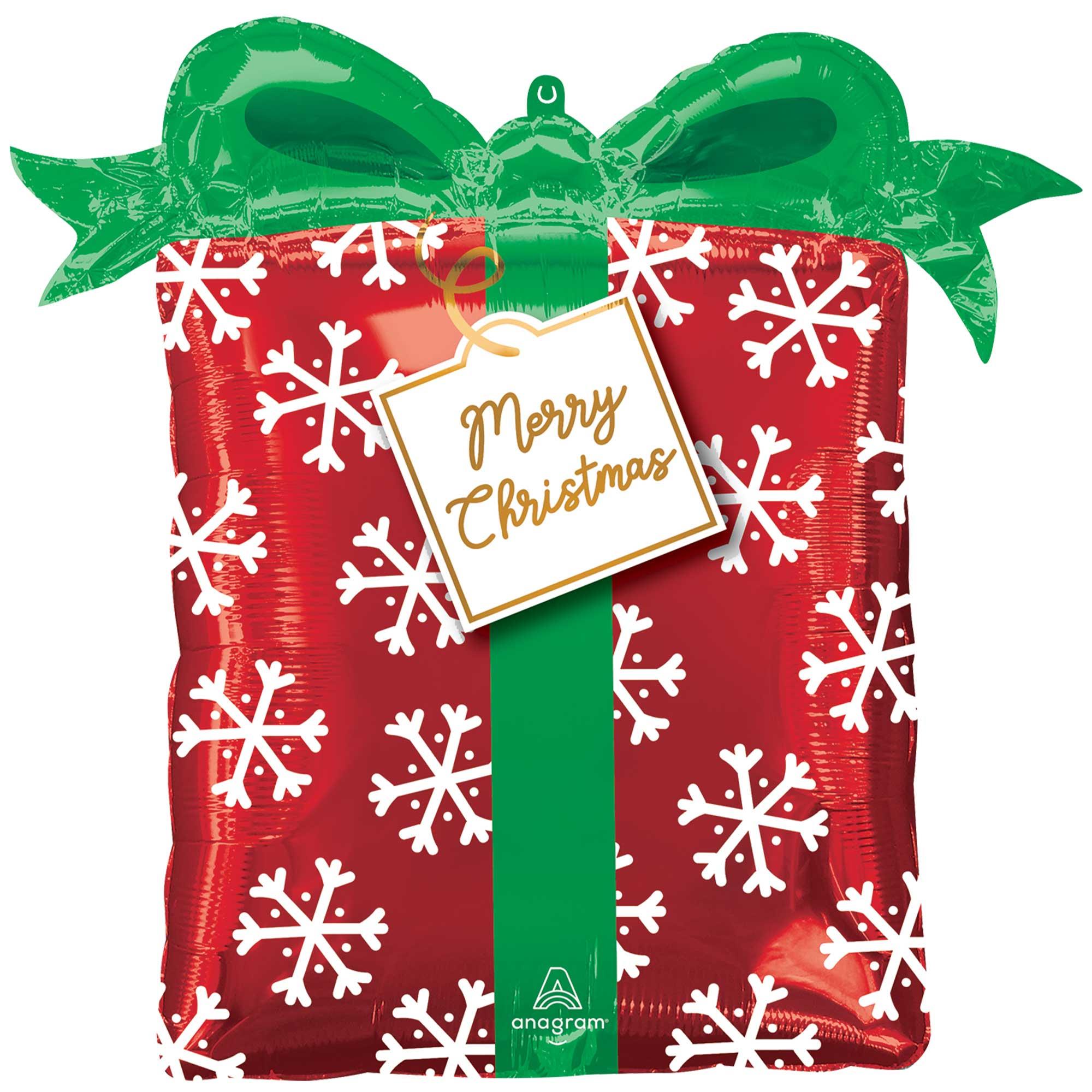 SuperShape XL Christmas Present Foil Balloon