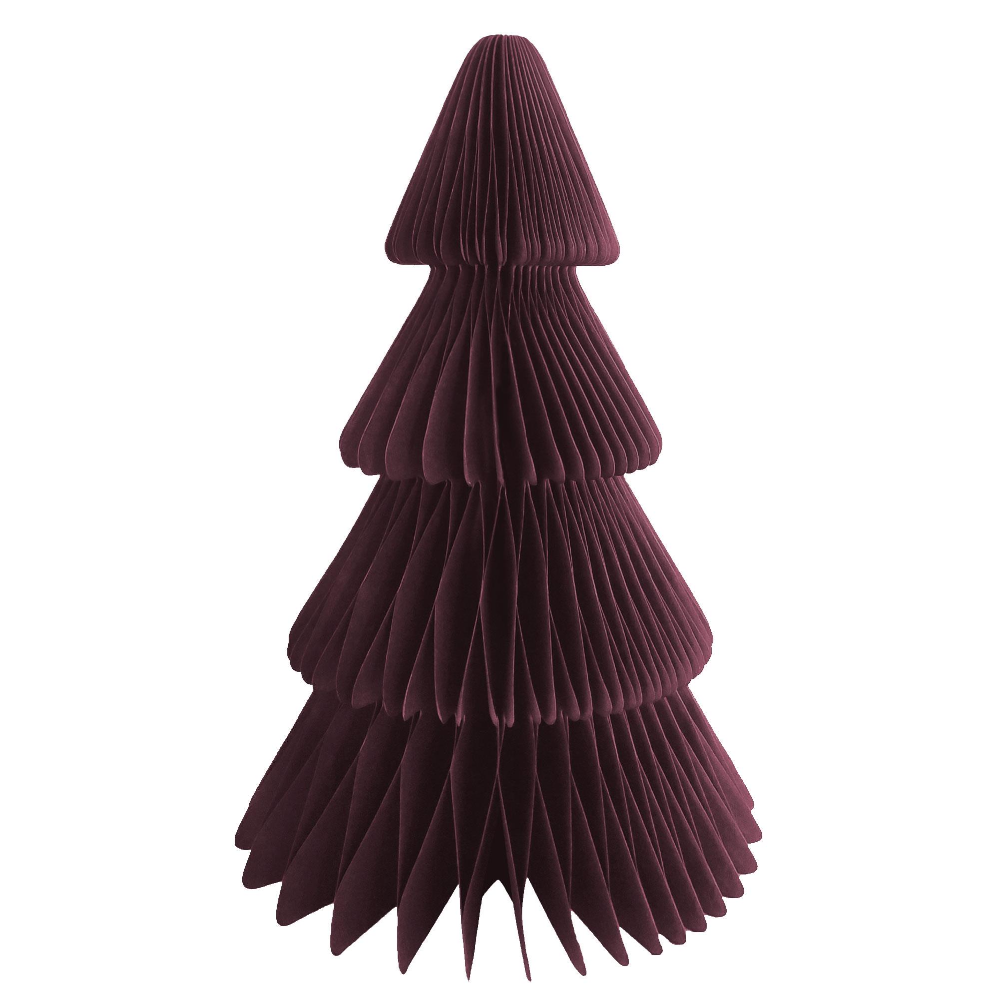 Christmas Honeycomb Red Tree 35cm Decoration