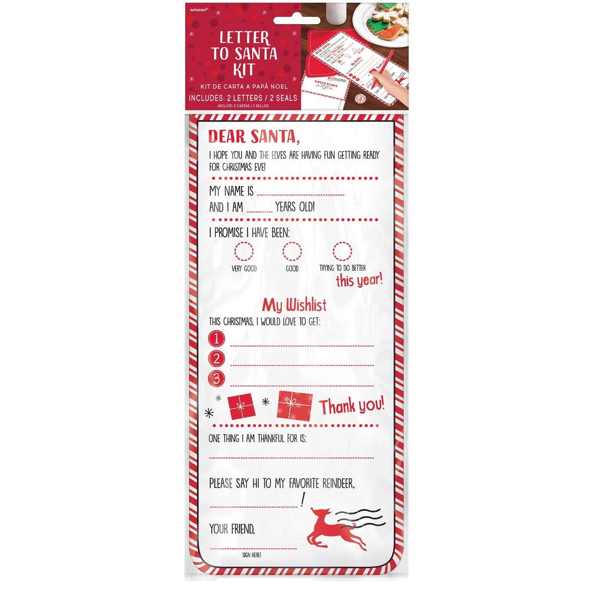 Letters to Santa Kit Pack of 2