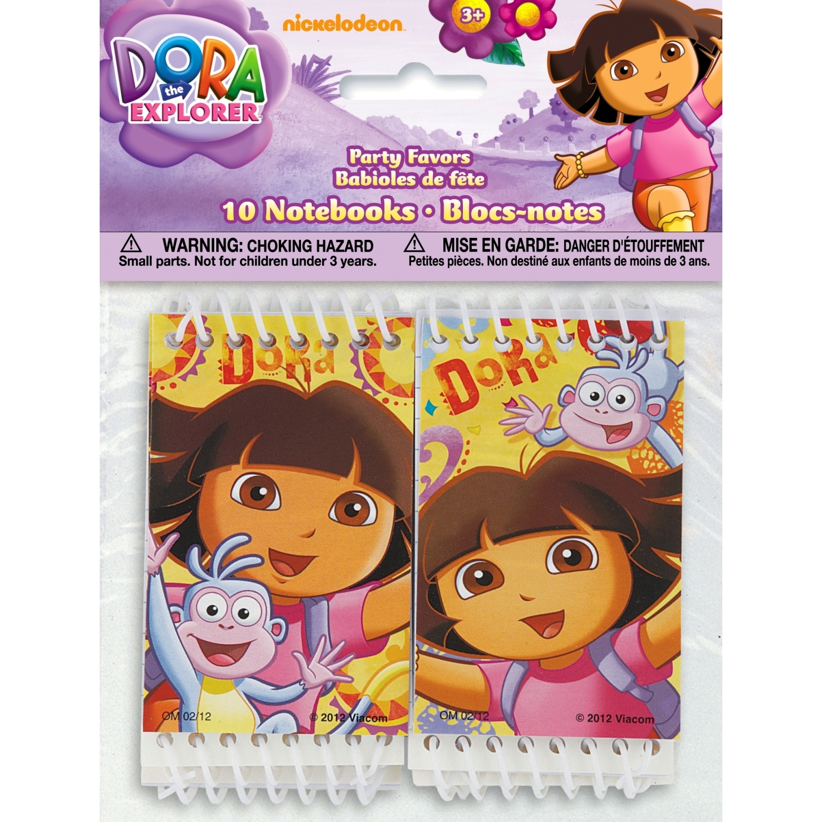 Dora The Explorer and Boots Mini Notepads (Pack of 10)