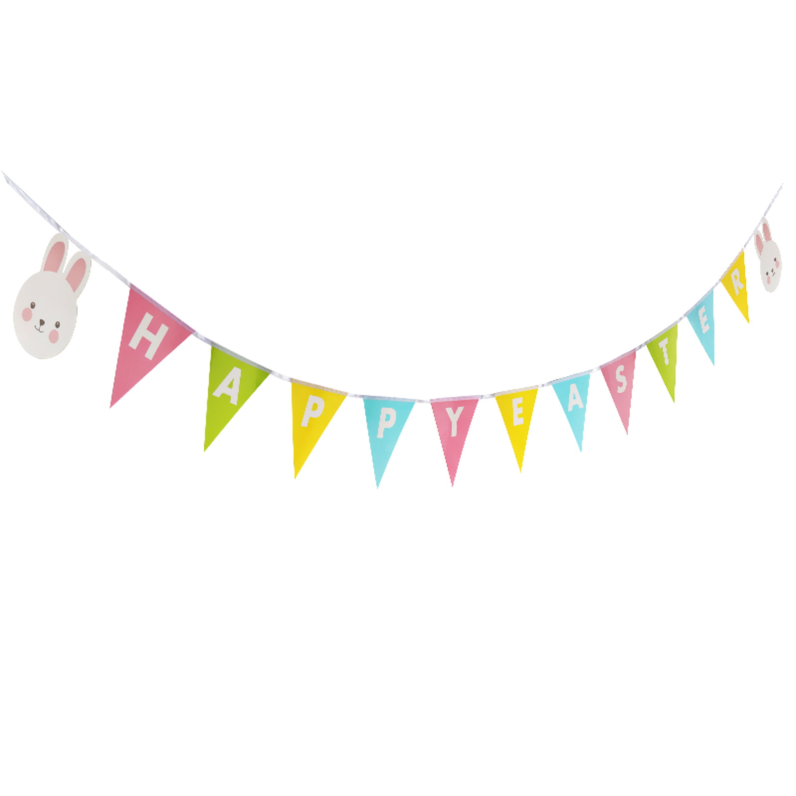 Sweet Bunny Happy Easter Flag Banner