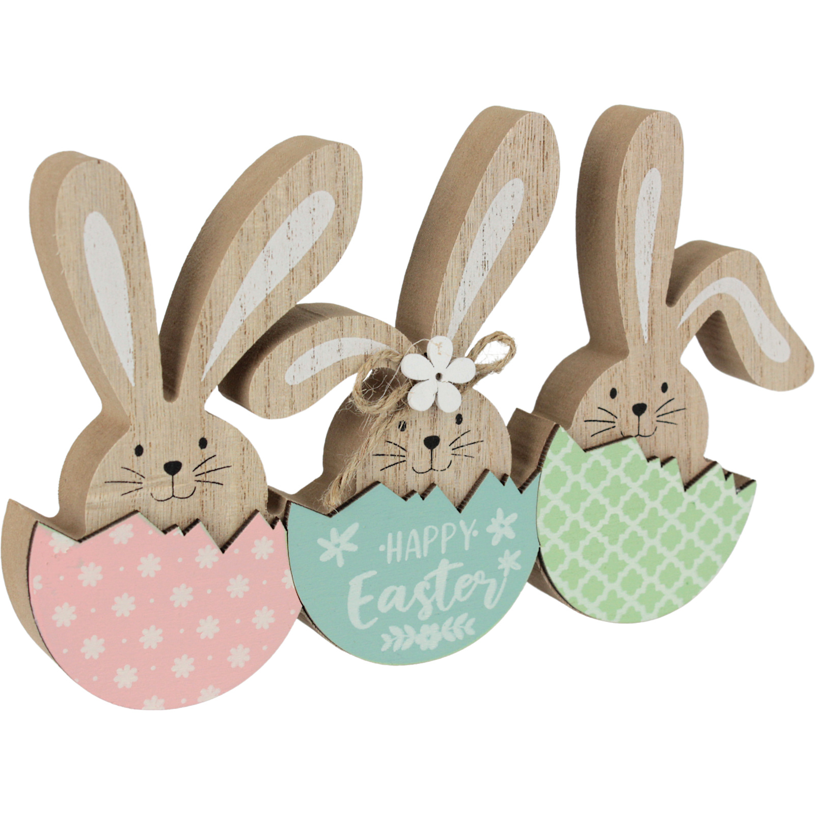 Pastel Wooden Happy Easter Sign