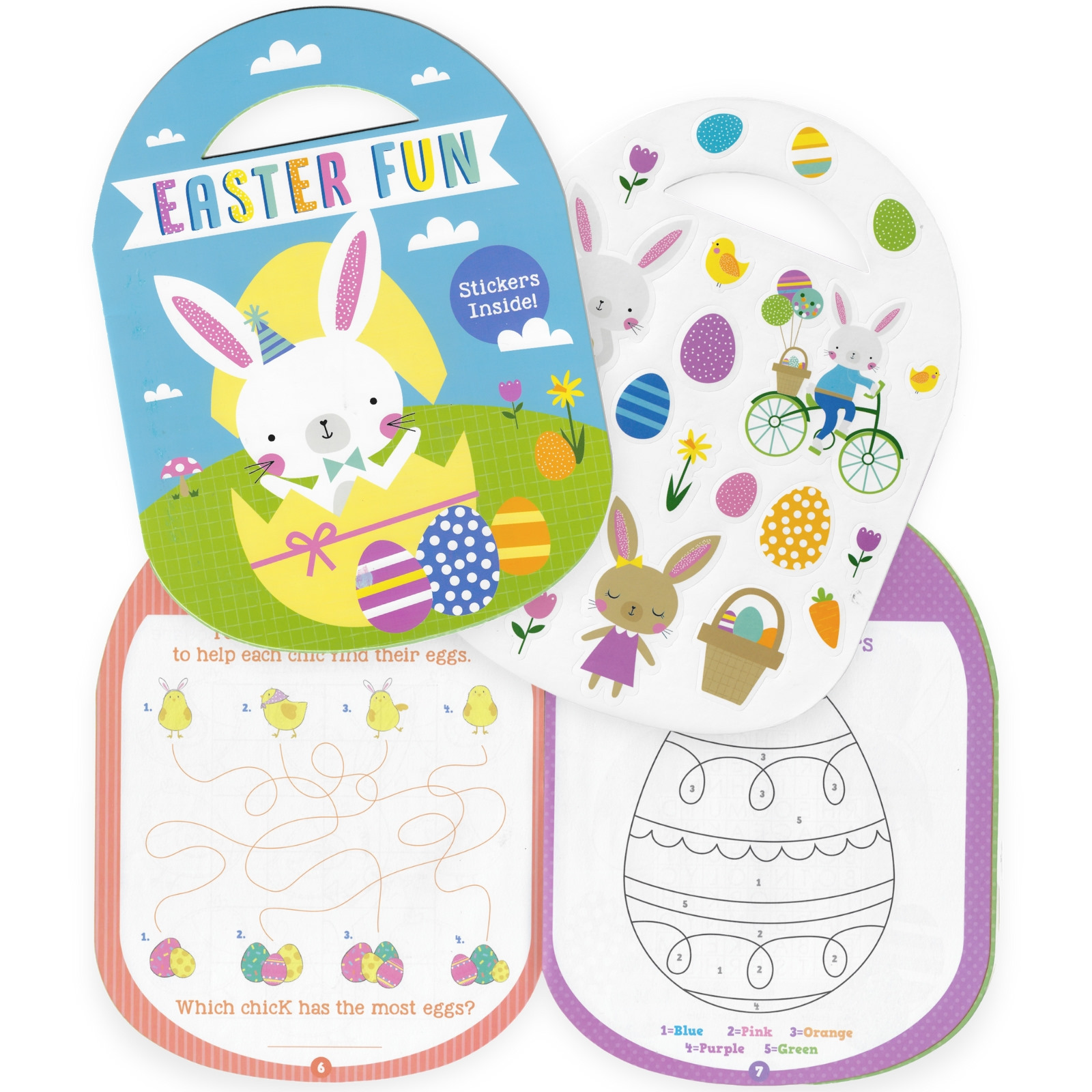 Easter Fun Activity Book With Stickers
