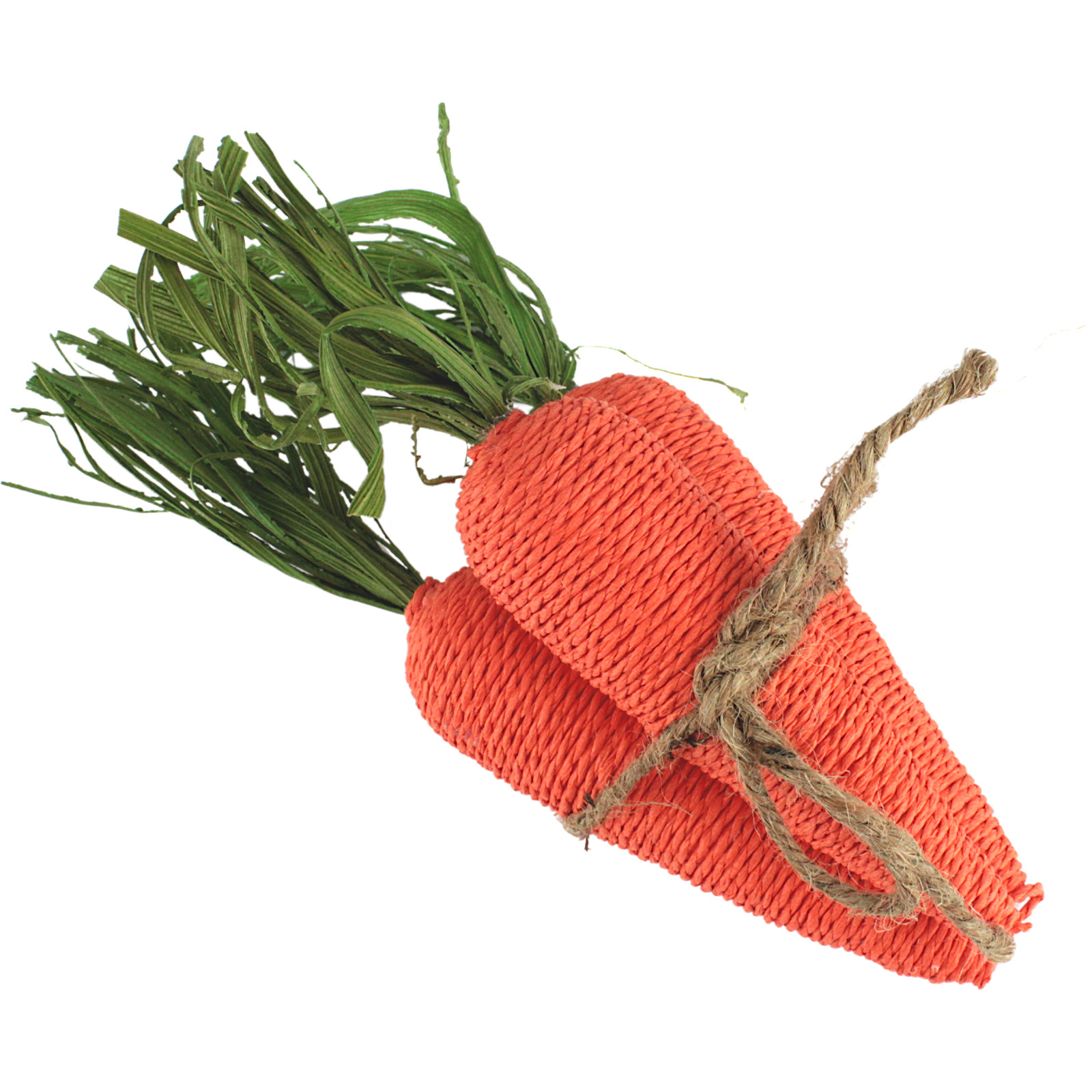 Straw And Twine Carrot Decorations (Pack of 3)