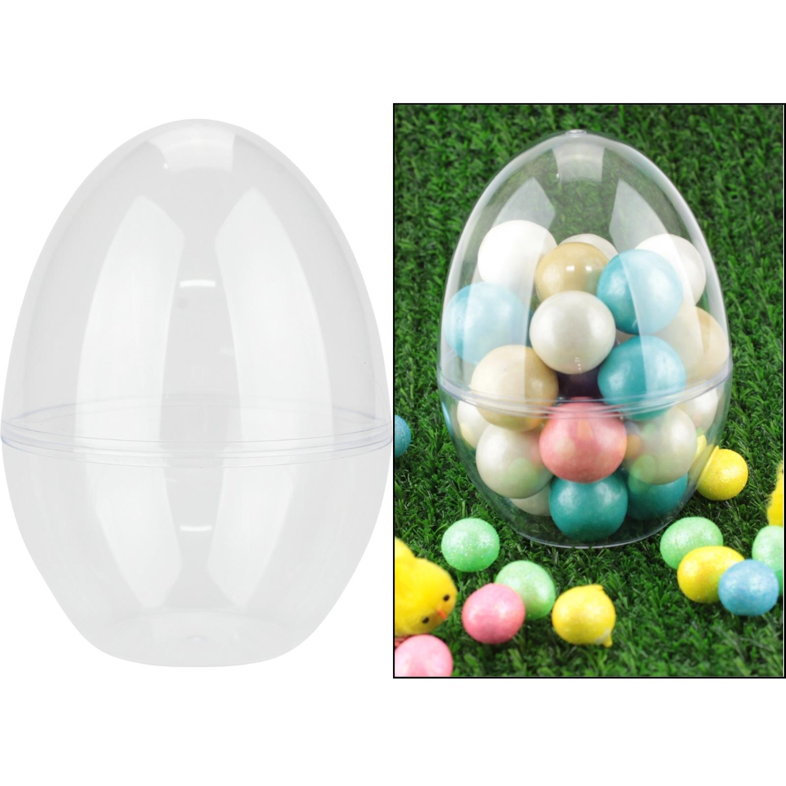 Clear Plastic Fillable Egg 12cm 