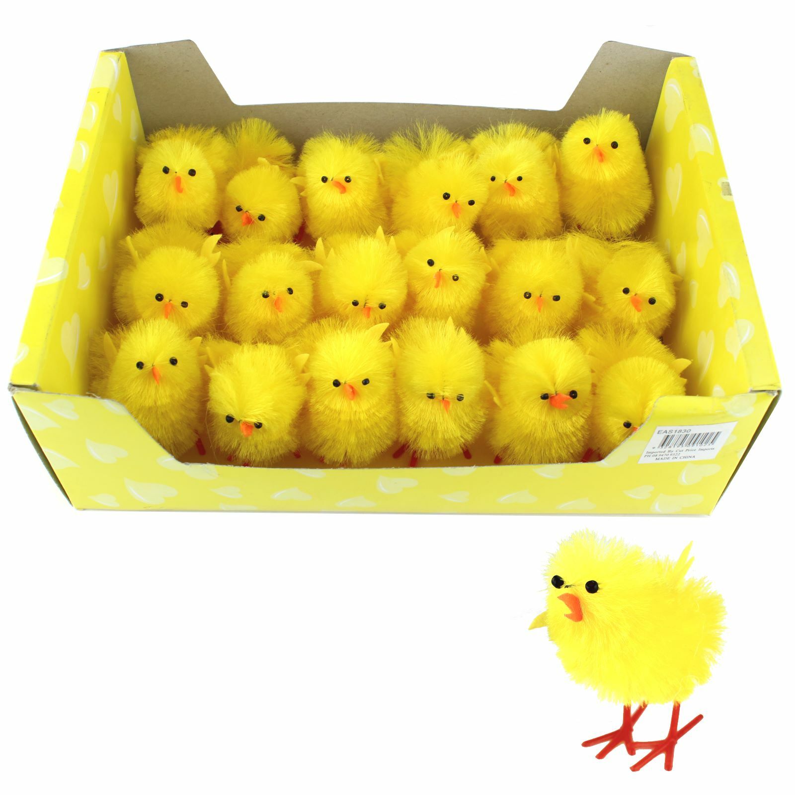 Mini Fluffy Easter Chicks (Box of 18)