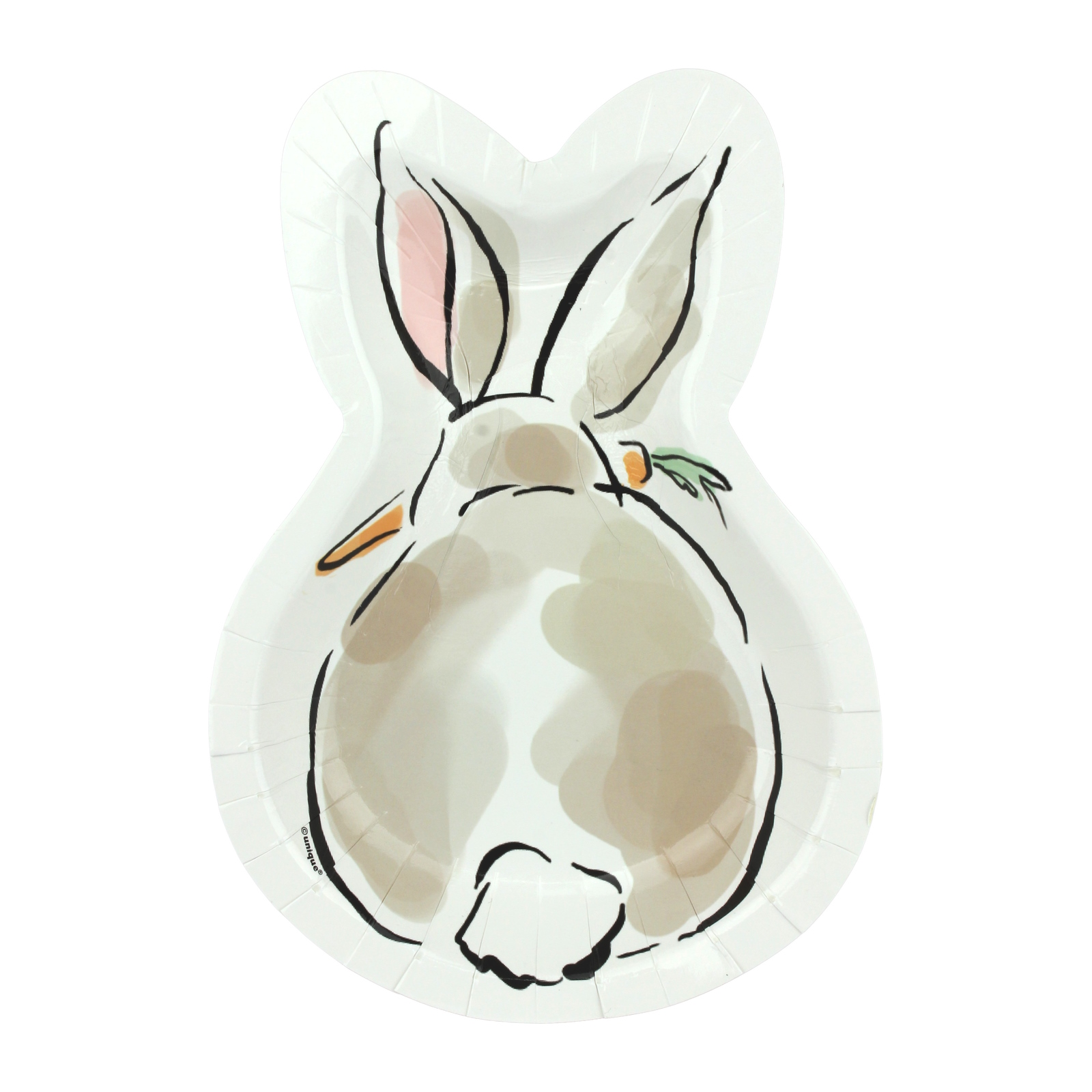 Dainty Easter Bunny Paper Plates (Pack of 8) 