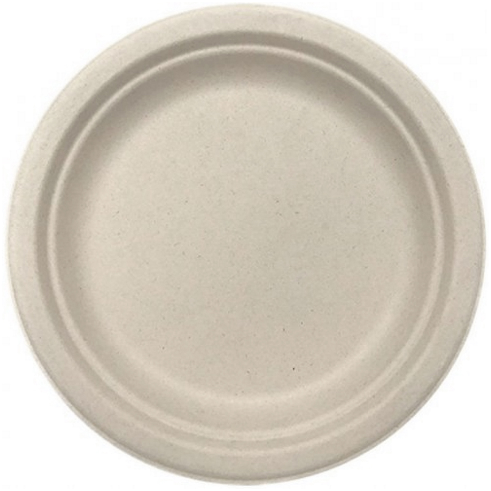 Natural Sugar Cane Large Plates 23cm (Pack of 10)