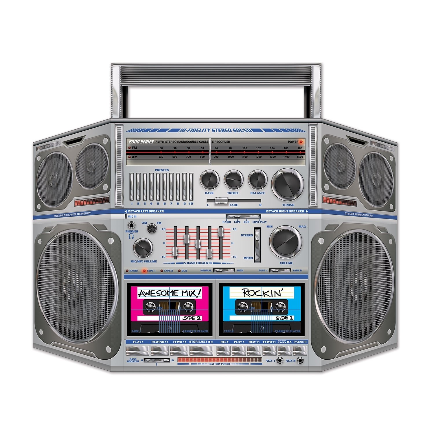 Boom Box Stand Up Decoration