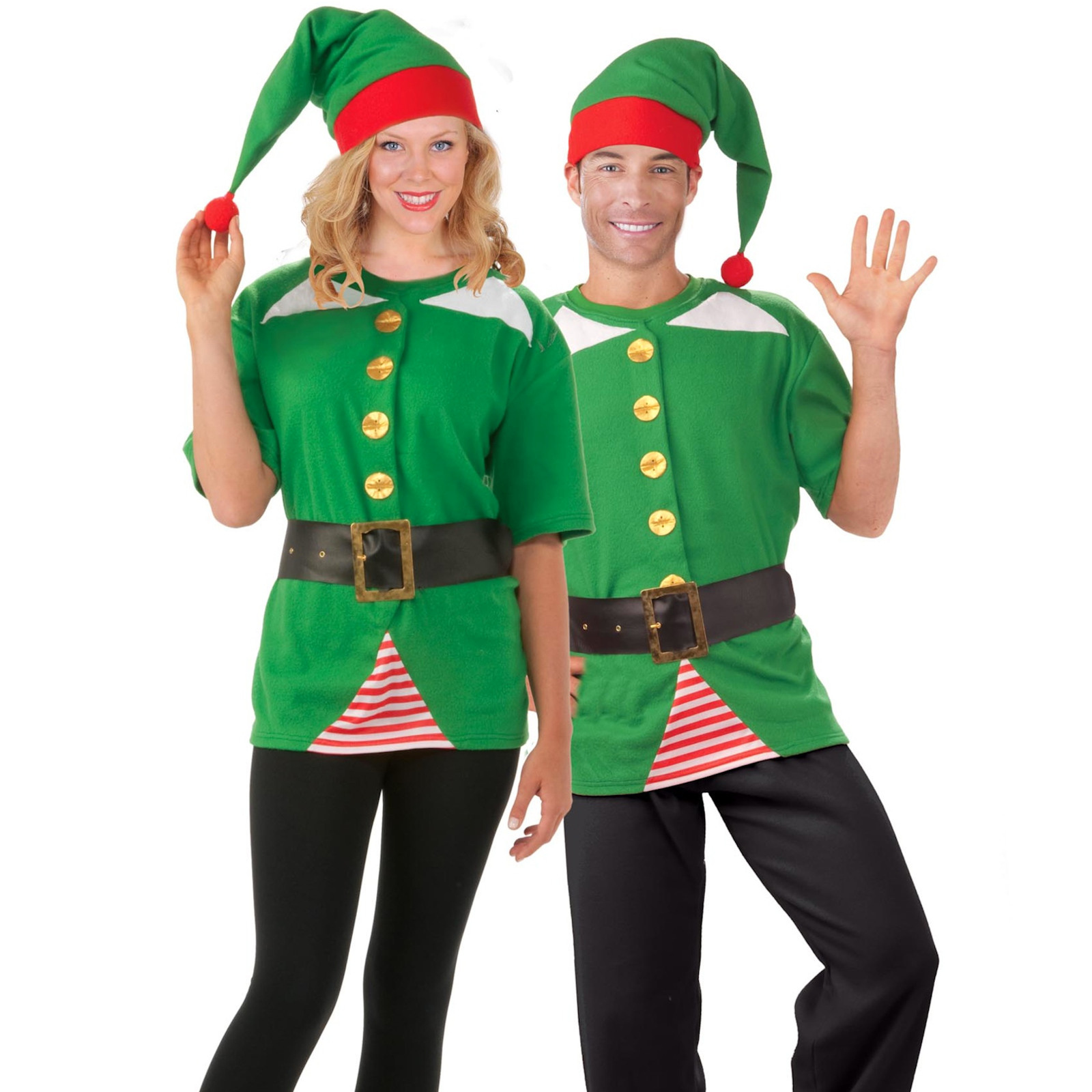 Jolly Elf Adult Costume One Size