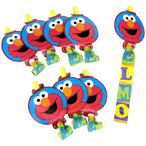 Elmo Loves You Party Blowers (Pack of 8)