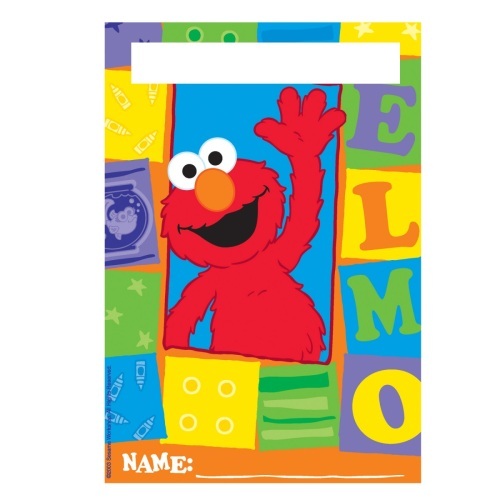 Elmo Loves You Lolly/Treat Bags (Pack of 8)