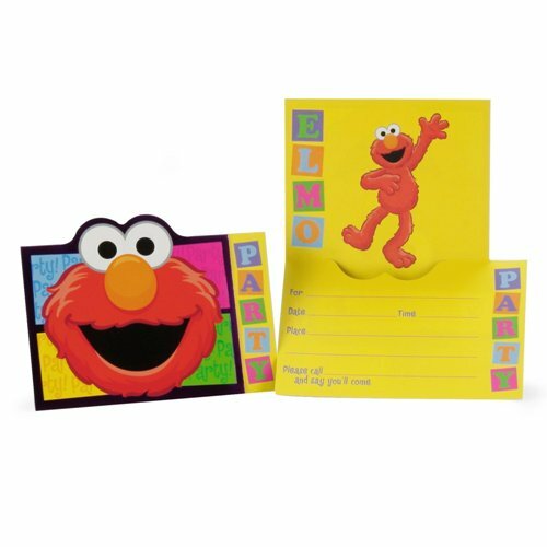 Elmo Party Invitations (Pack of 8)