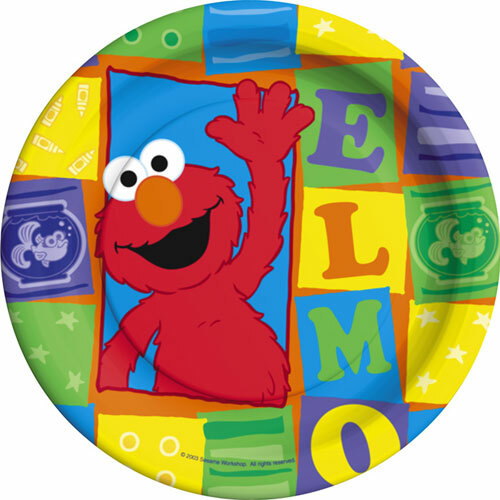 Elmo Loves You Small Paper Plates (Pack of 8)