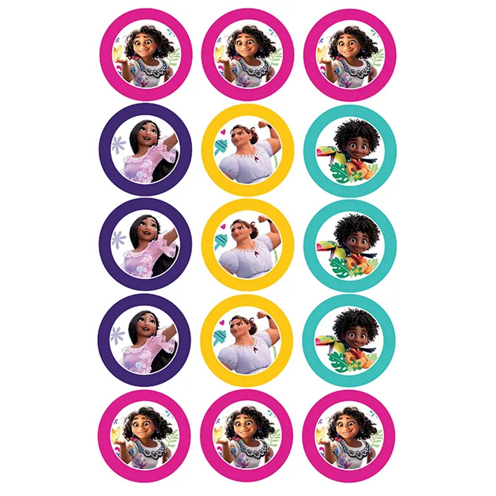 Encanto Edible Cupcake Decorations (Pack of 15)