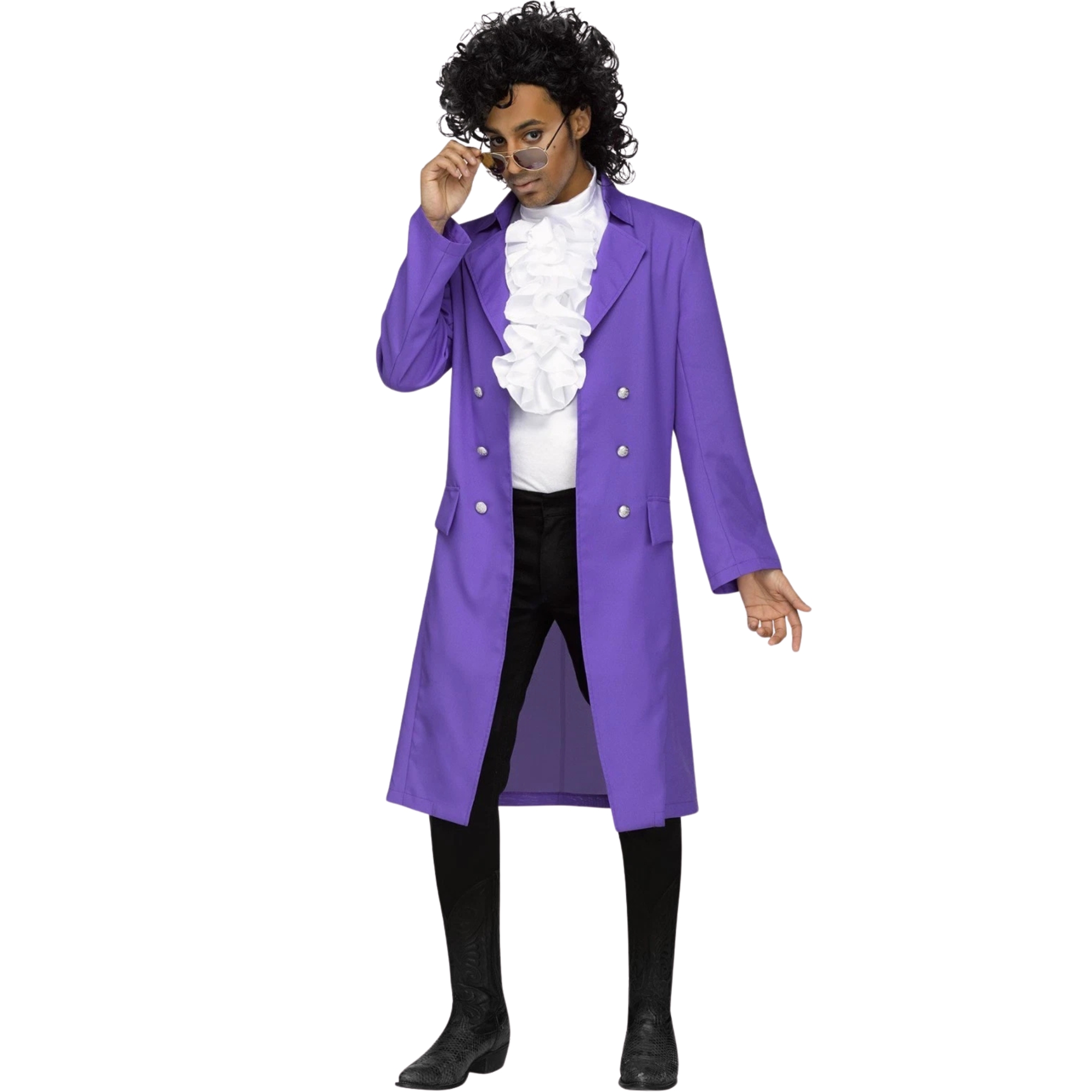 Purple Pain Pop Prince Men's Costume