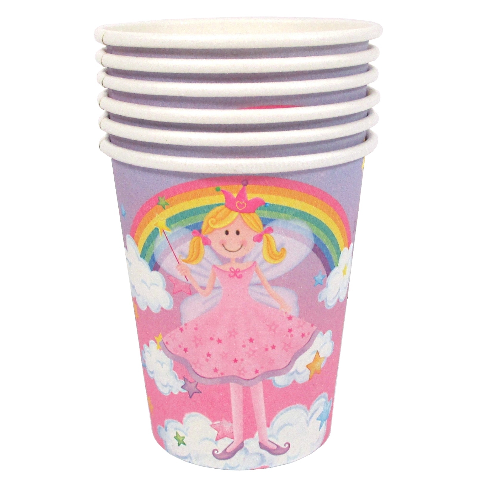 Rainbow Fairy Paper Cups (Pack of 6)
