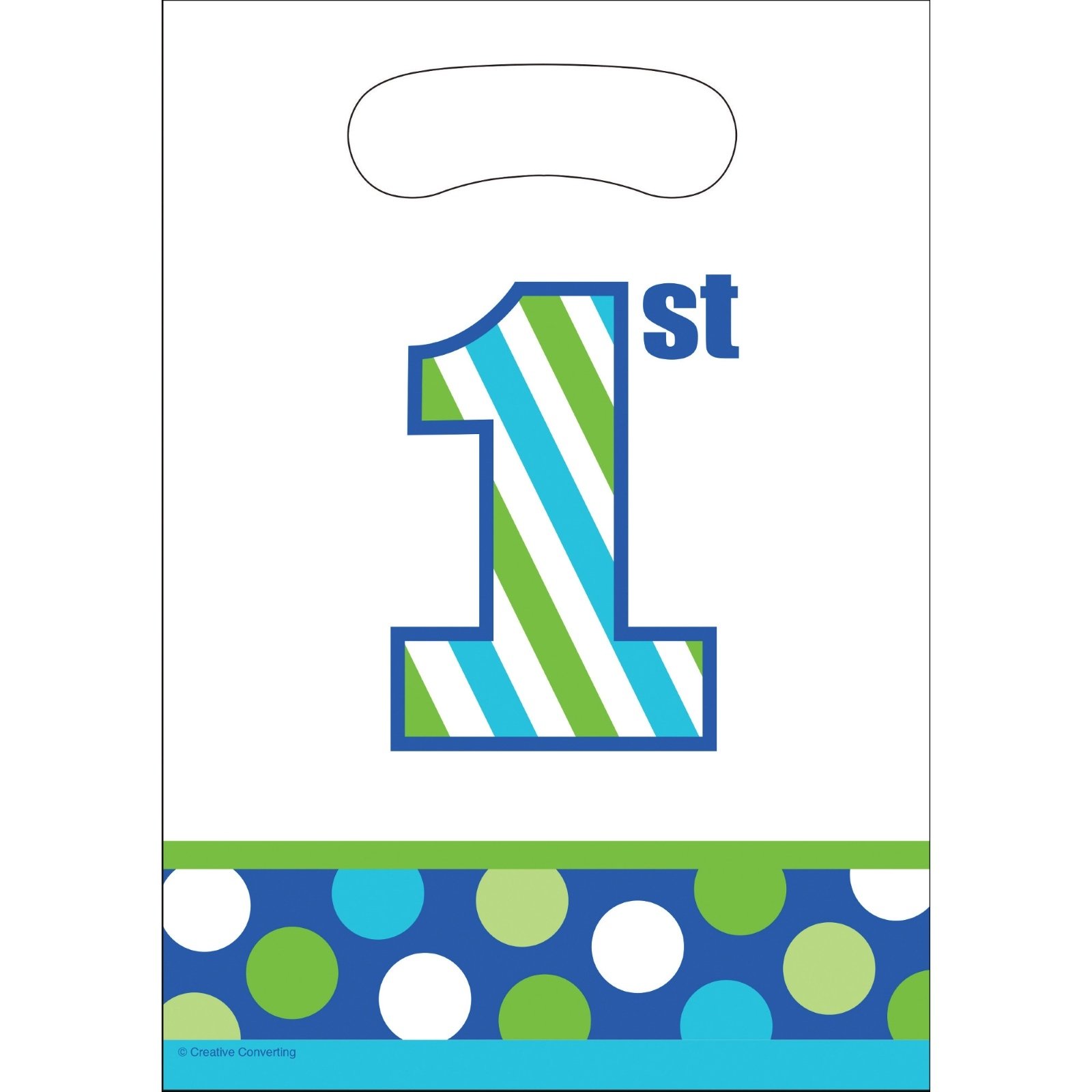Sweet Stripes Boy Lolly/Treat Bags (Pack of 8)