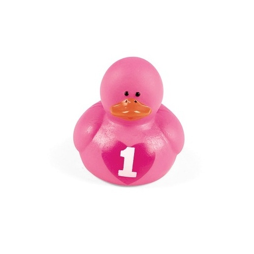 Girls 1st Birthday Mini Rubber Ducks (Set of 4)