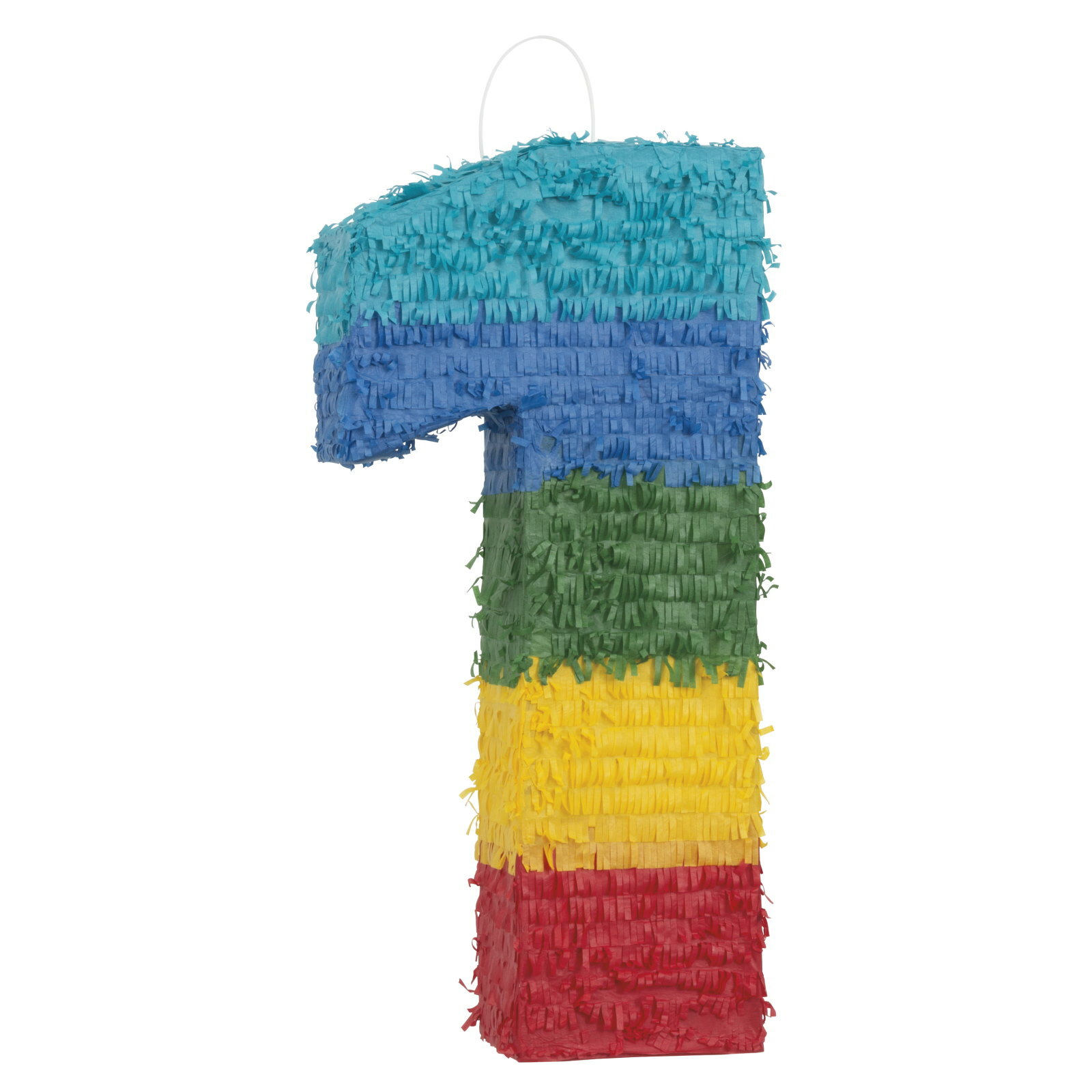 Rainbow Stripe Number 1 Pinata