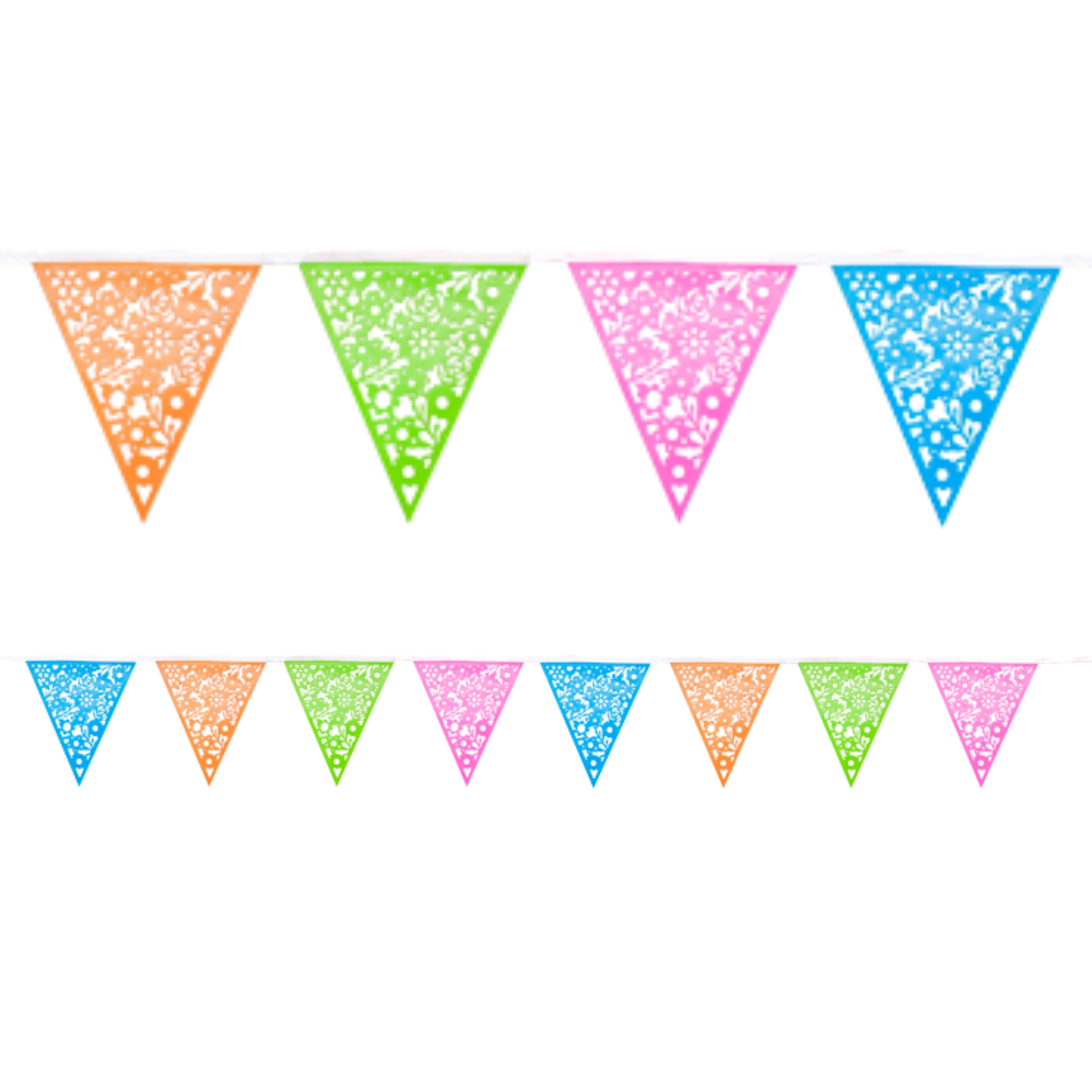 Fiesta Picado De Papel Flag Banner