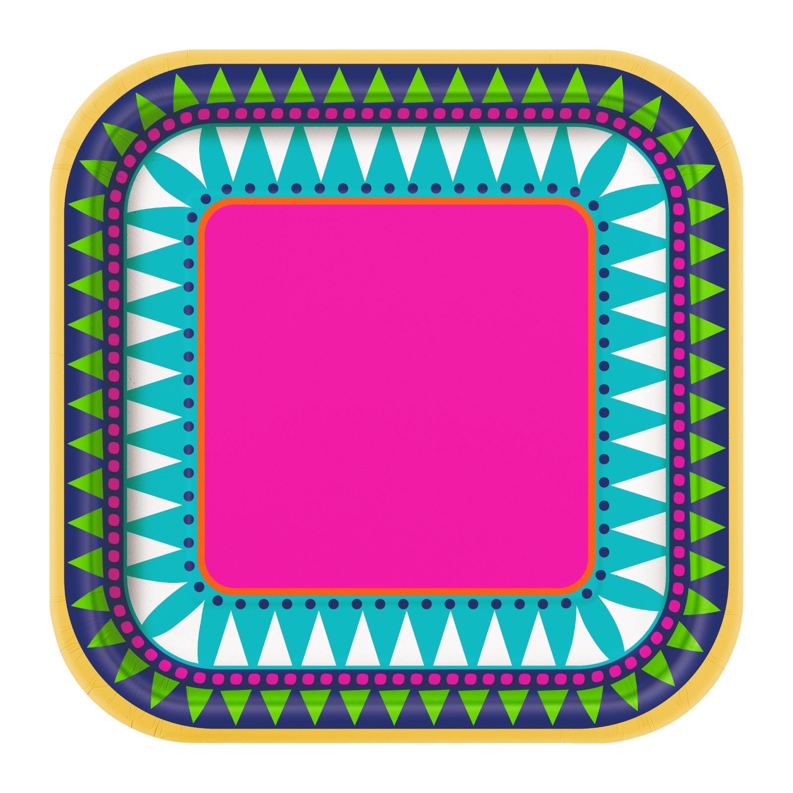 Boho Fiesta Small Paper Plates (Pack of 10)