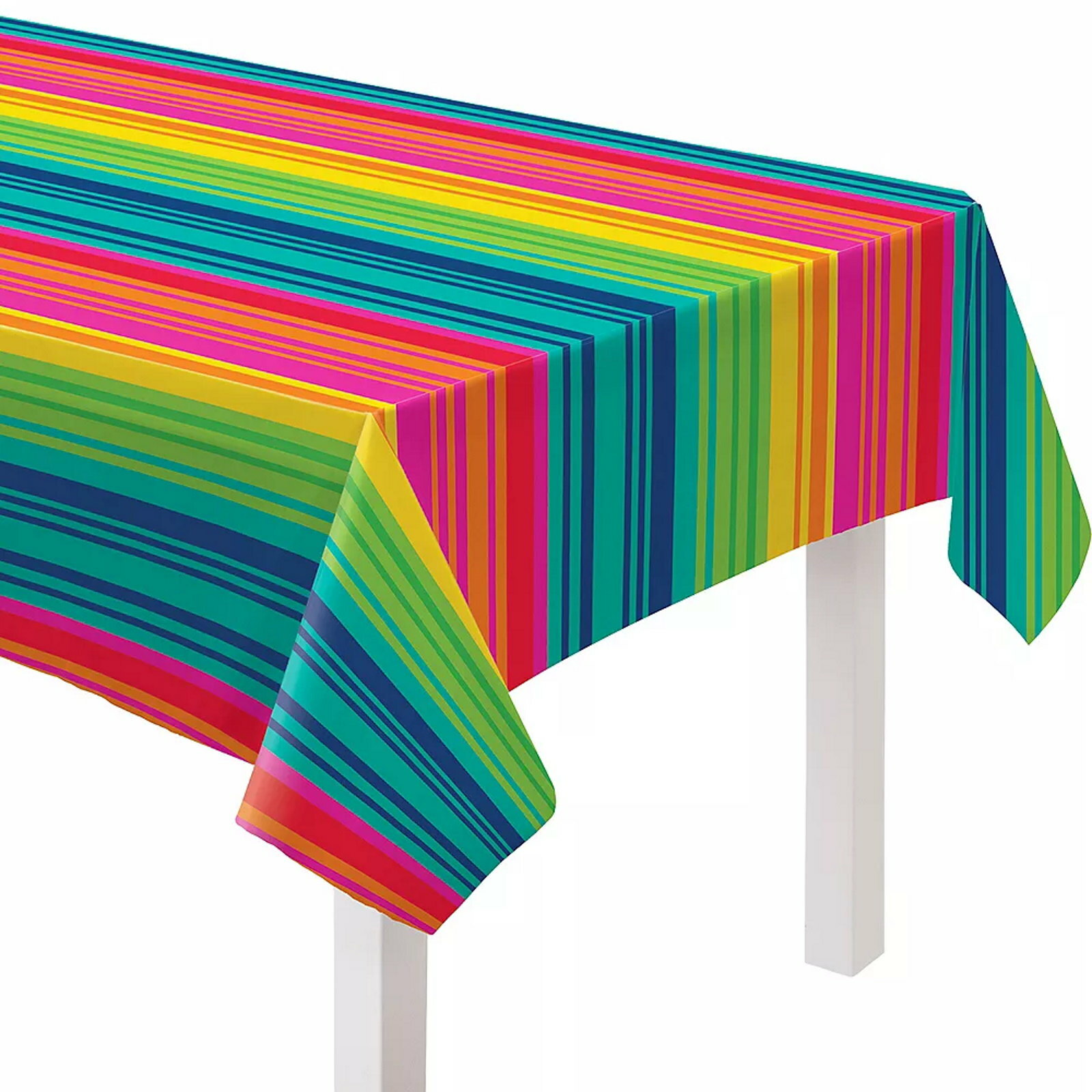 Serape Fiesta Flannel Backed Tablecloth