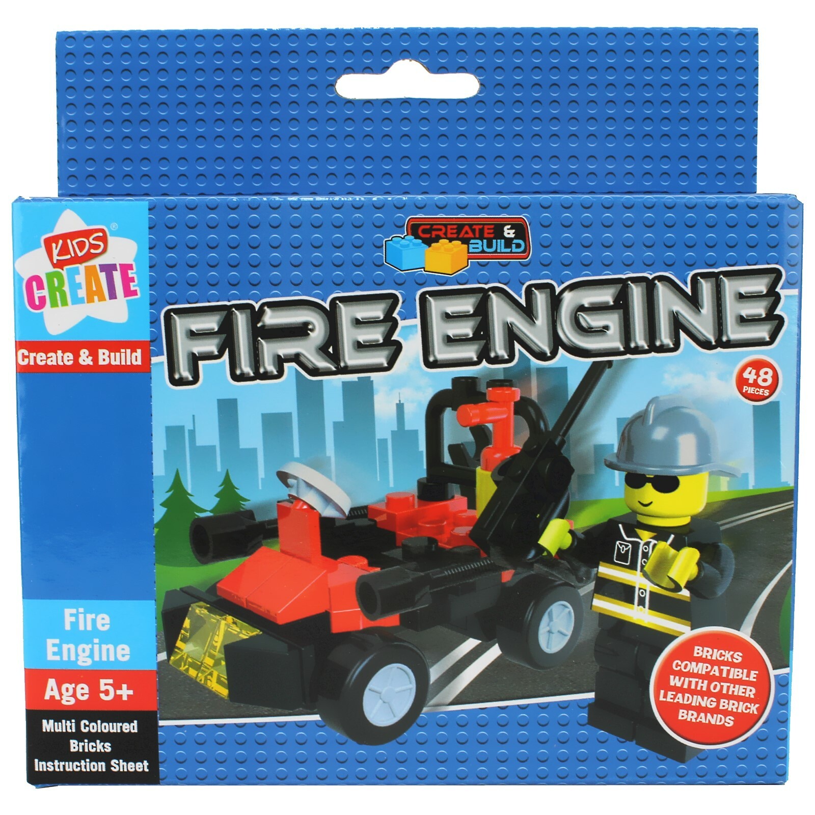 Fire Engine Bricks Building Set