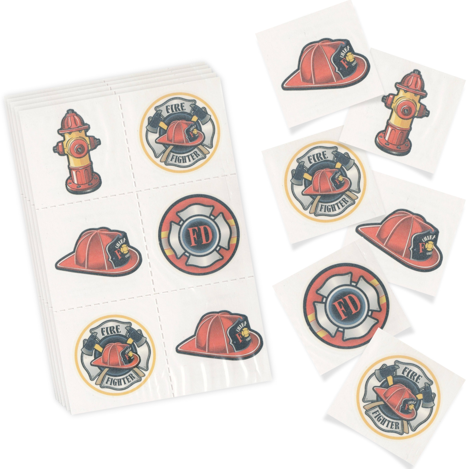 Firefighter Tattoos (Pack of 36)