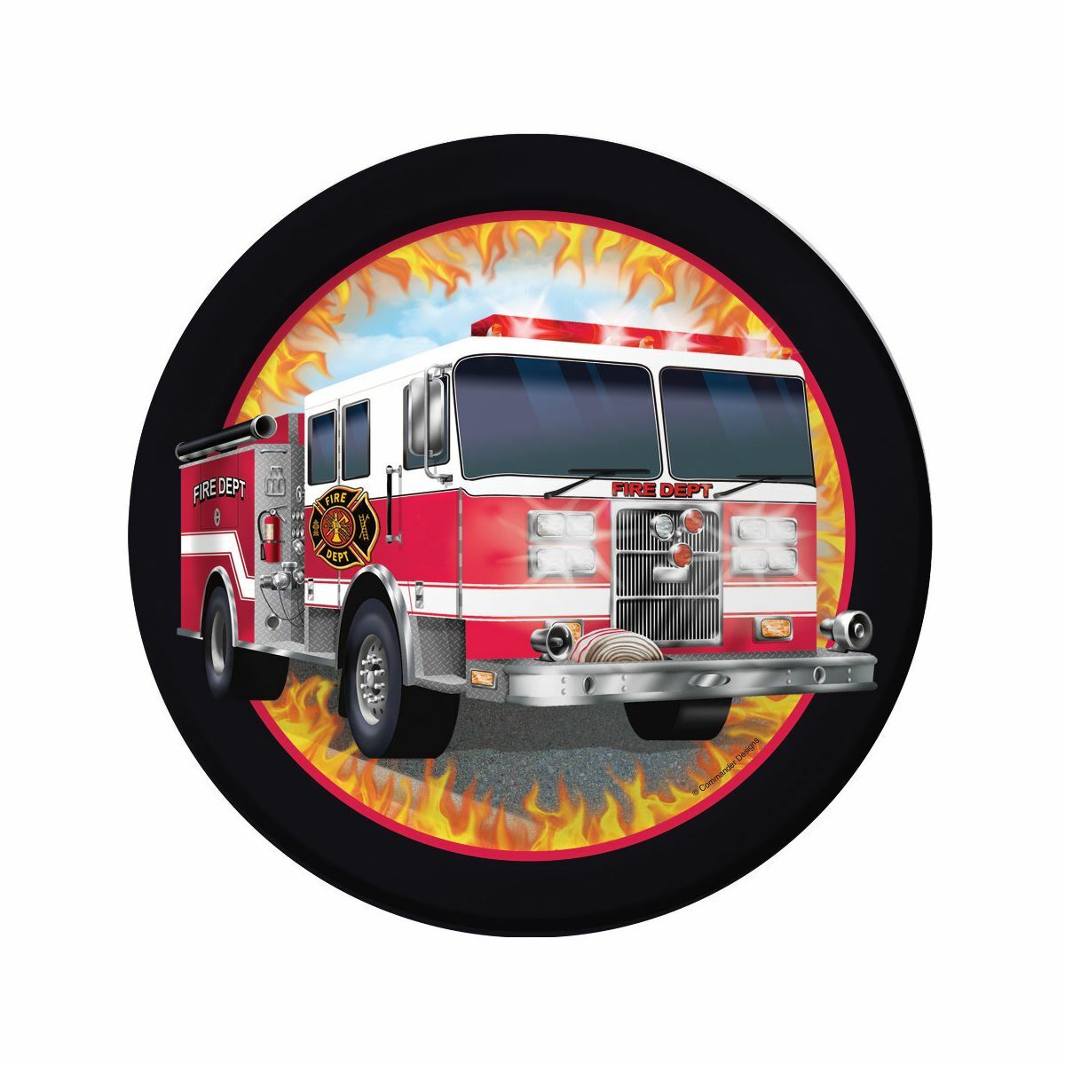 Fire Watch Small Paper Plates (Pack of 8)