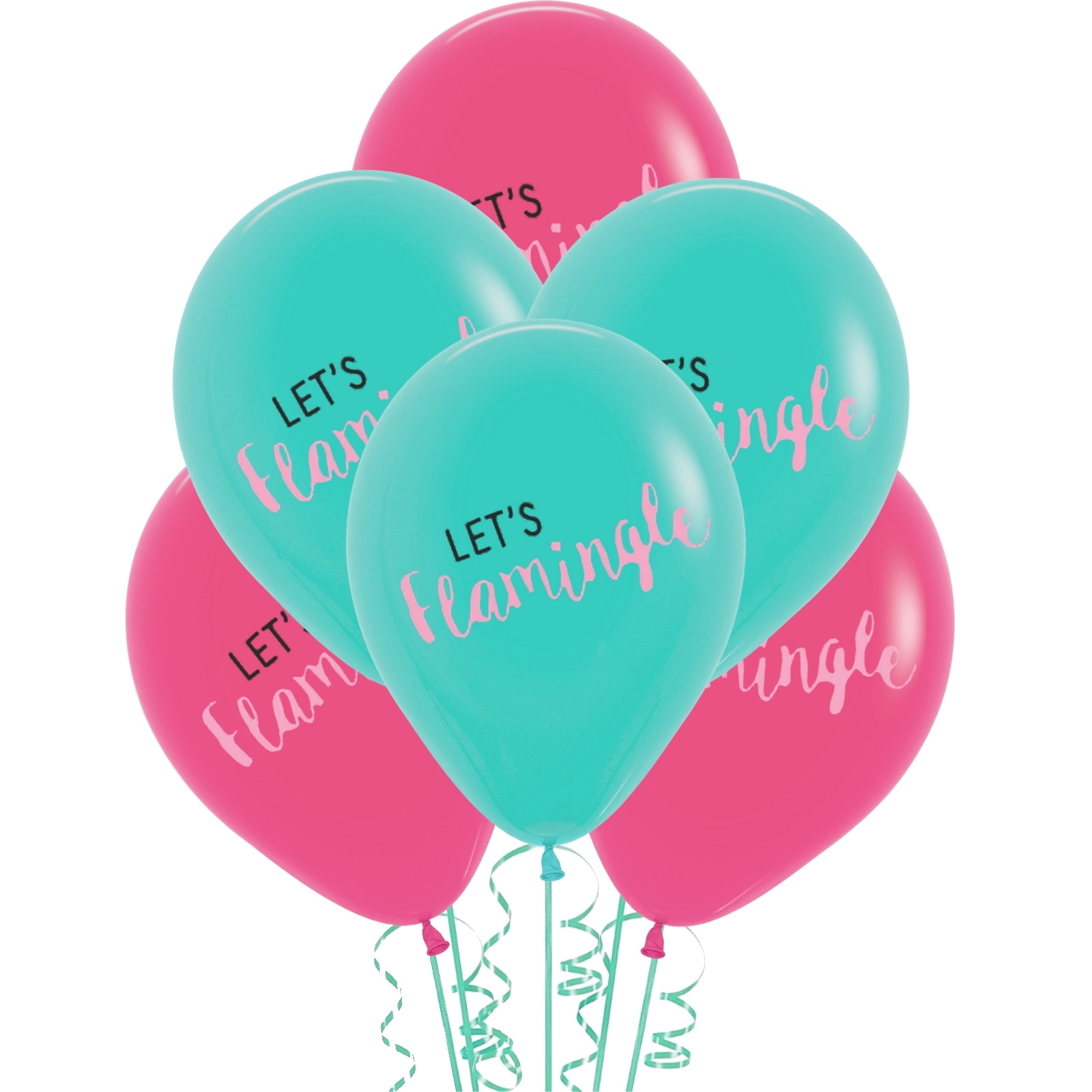 Let's Flamingle Balloons (Pack of 6)