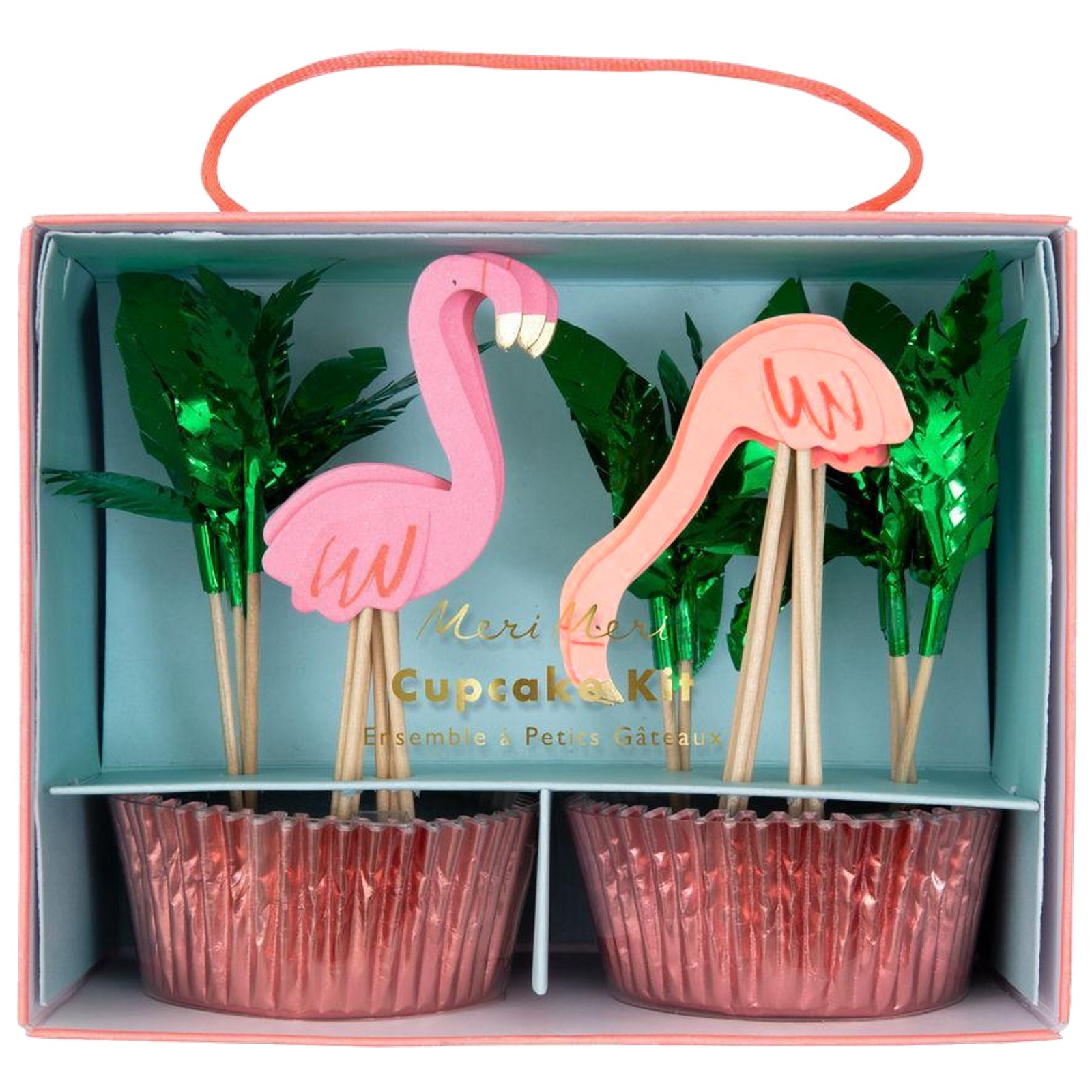 Meri Meri Flamingo Cupcake Decorating Kit (Pack of 24)