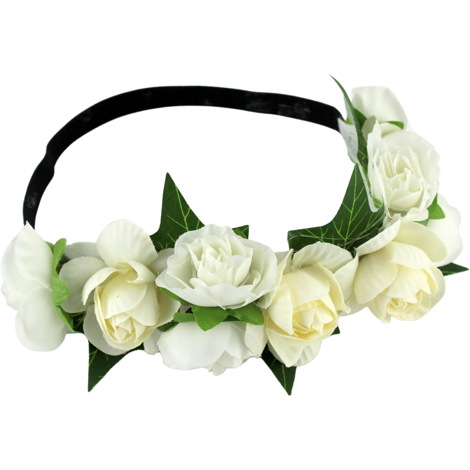 White Rose Headband