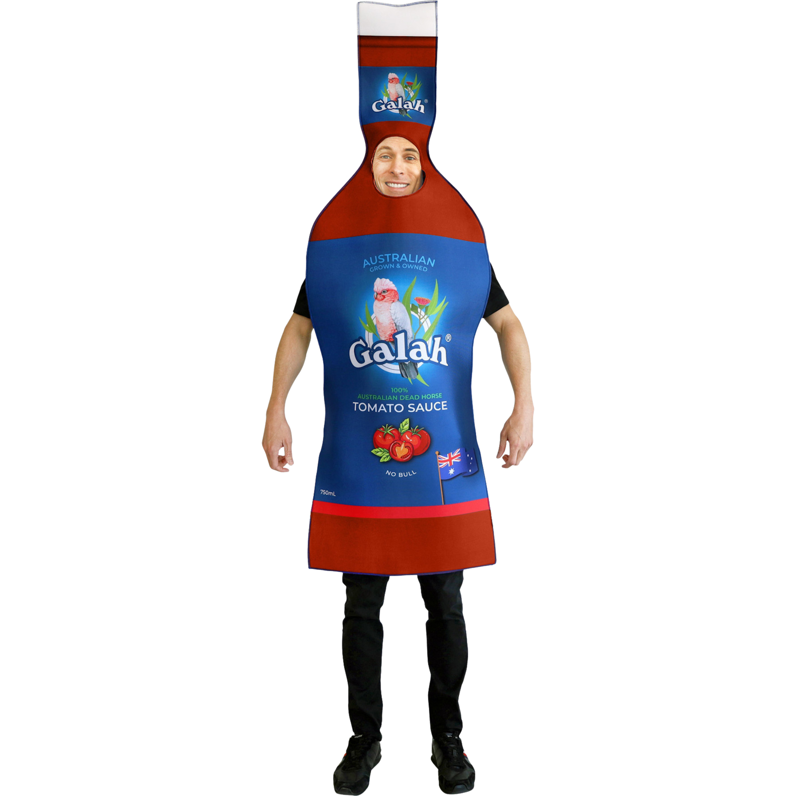 Aussie Tomato Sauce Adult Costume One Size 