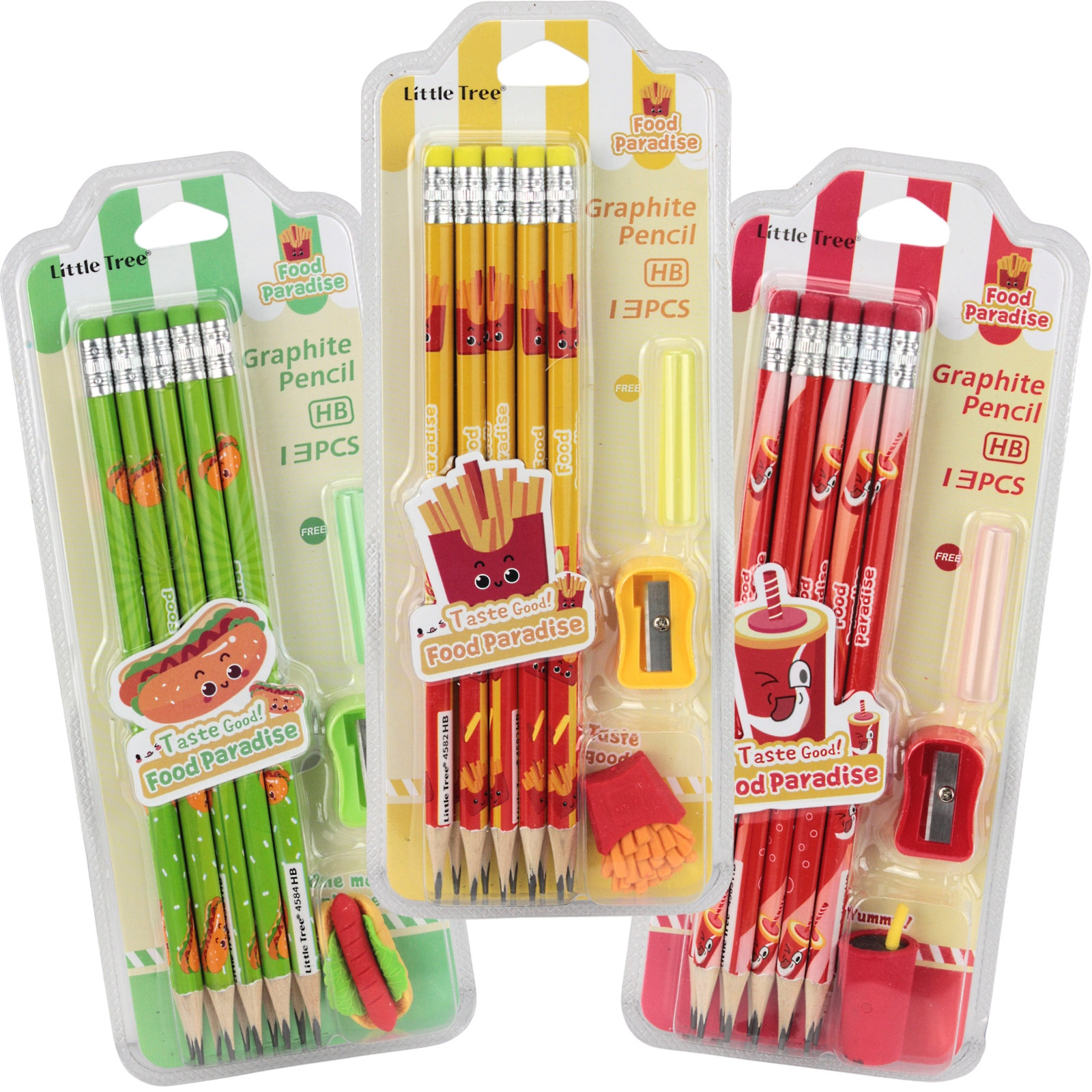 Food Paradise HB Pencil Set (1 Only) 