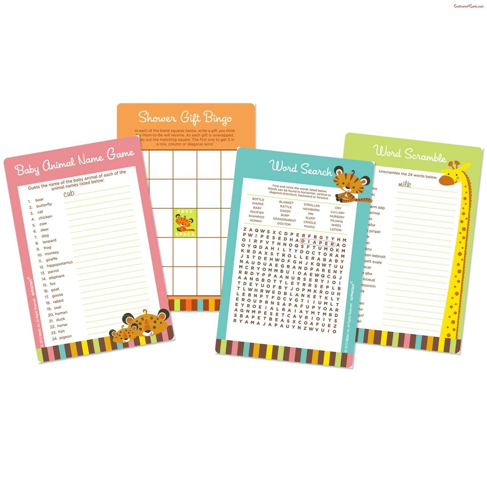 Fisher Price Baby Shower Game Kit