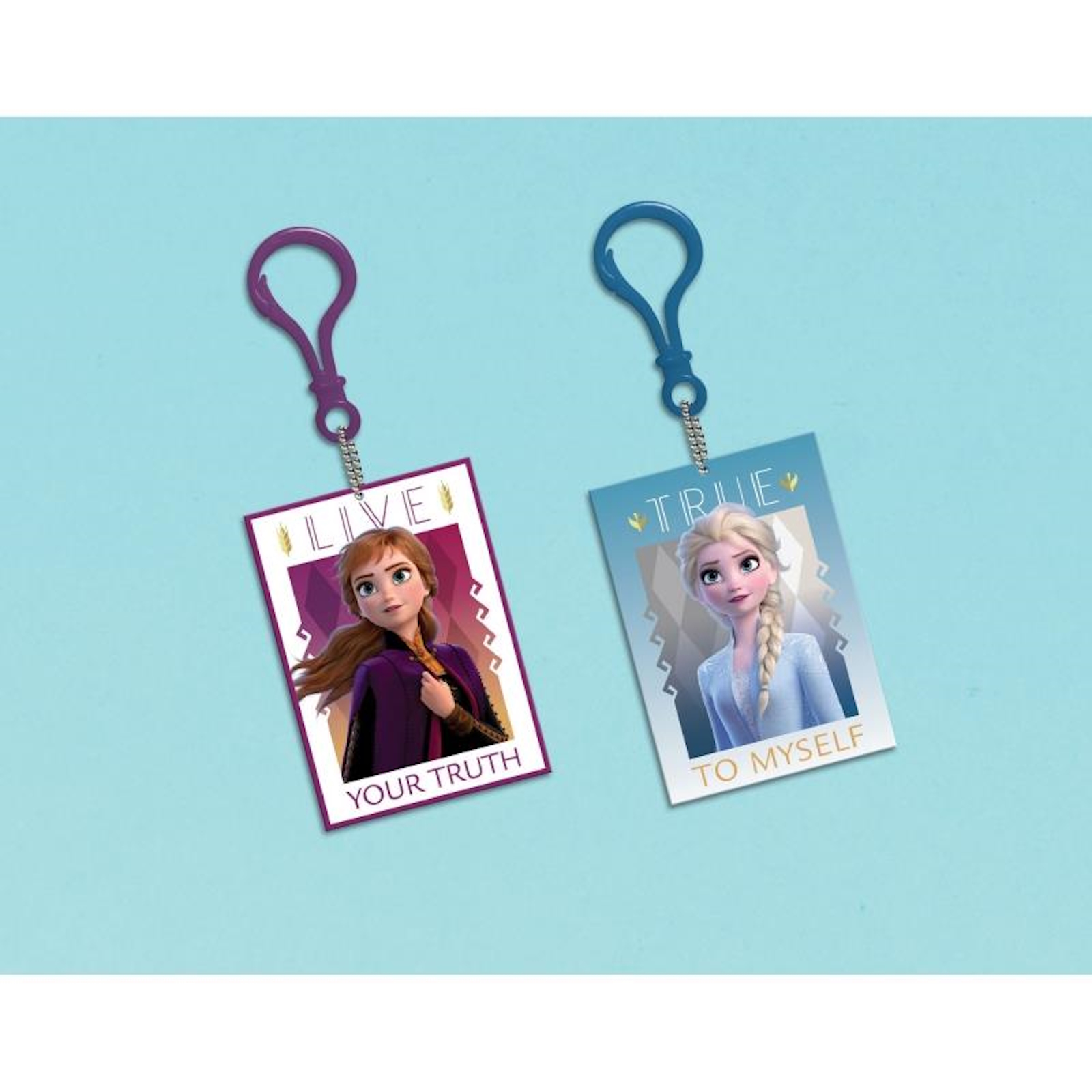 Frozen 2 Clip On Keychains (Pack of 8)