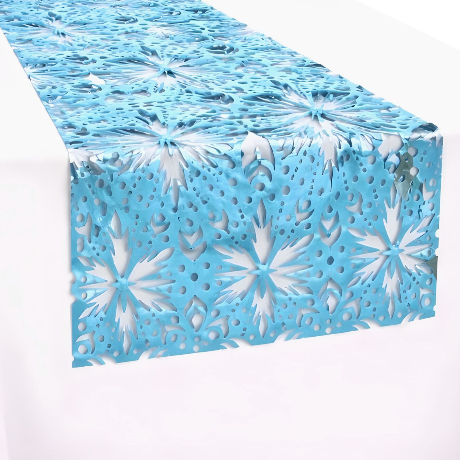 Frozen 2 Metallic Blue Foil Table Runner
