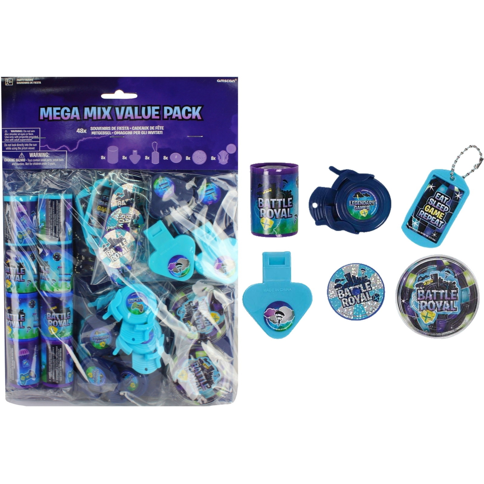 Battle Royal Mega Value Favour Pack (48 Pieces)