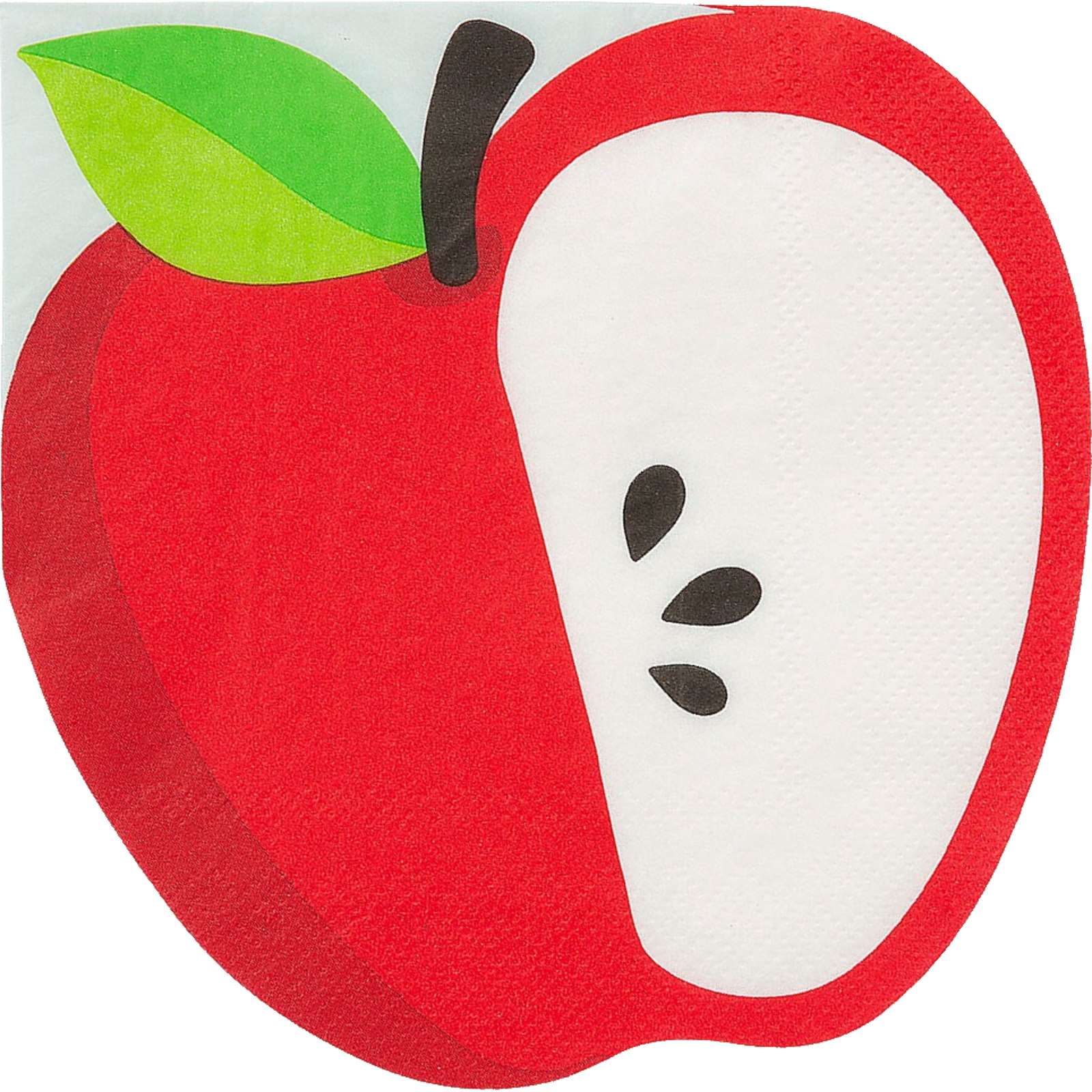 Apple Shaped Large Paper Napkins / Serviettes (Pack of 16)