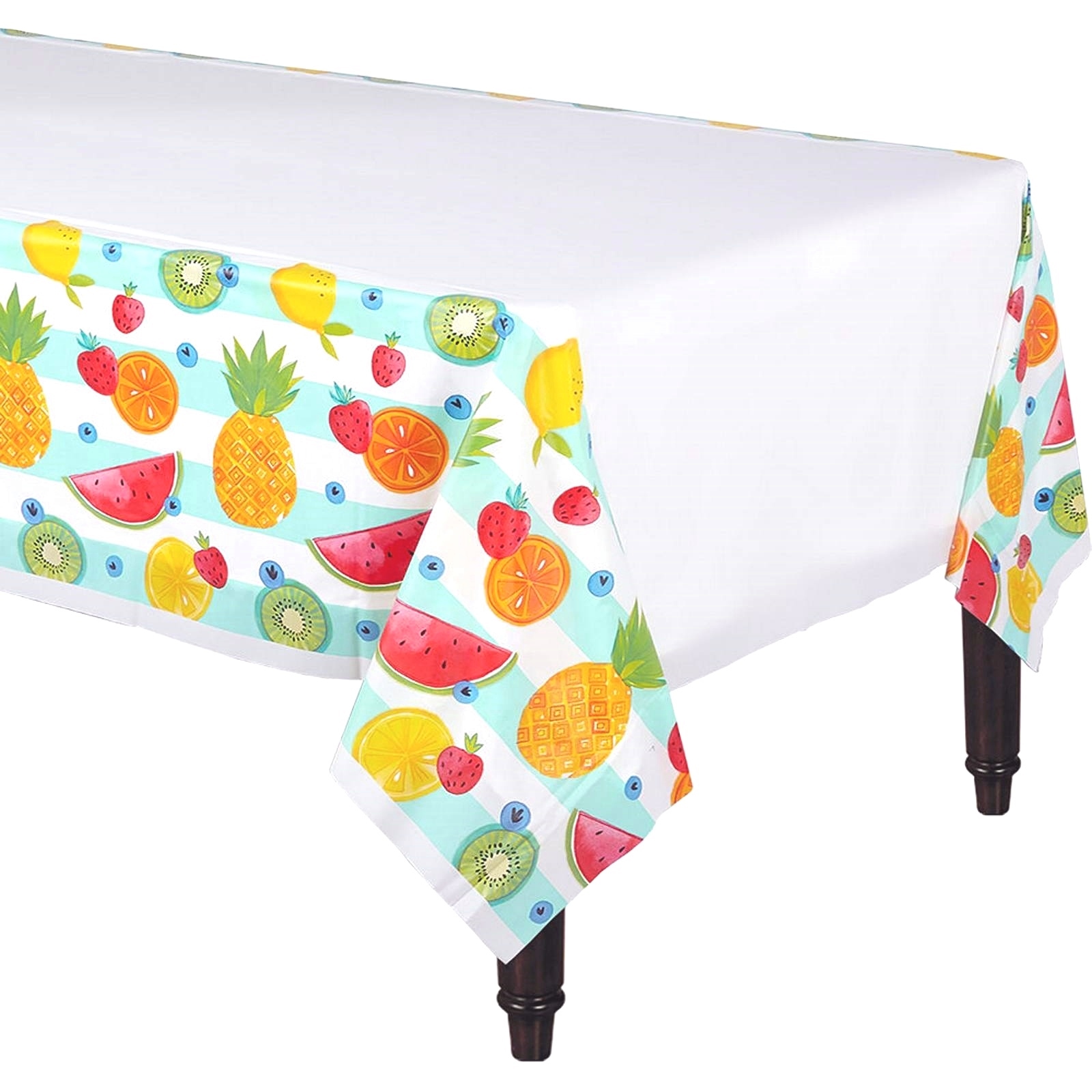 Hello Summer Plastic Tablecloth