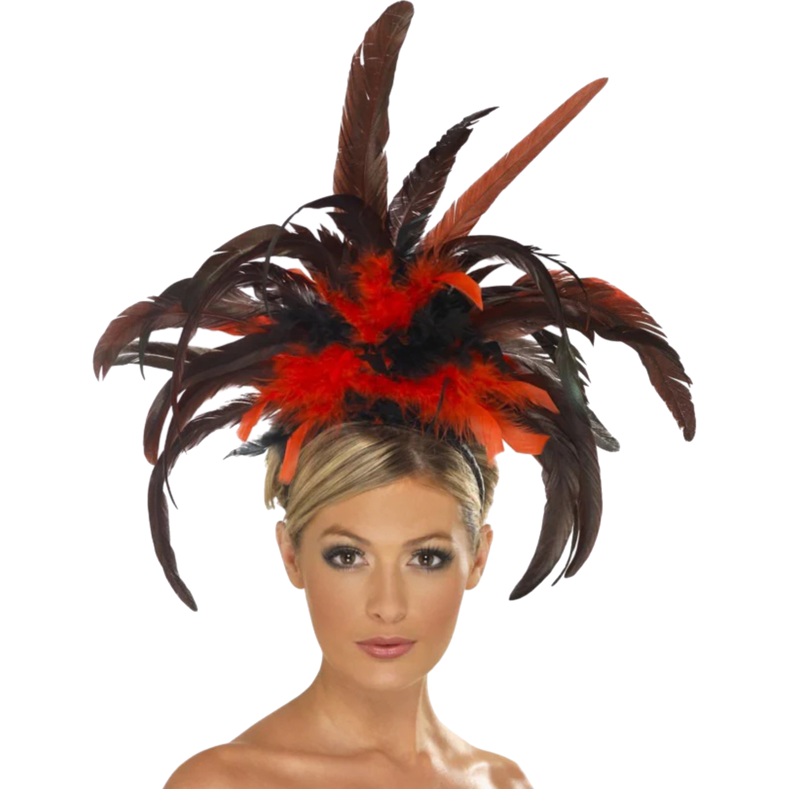 Burlesque Feather Headband 