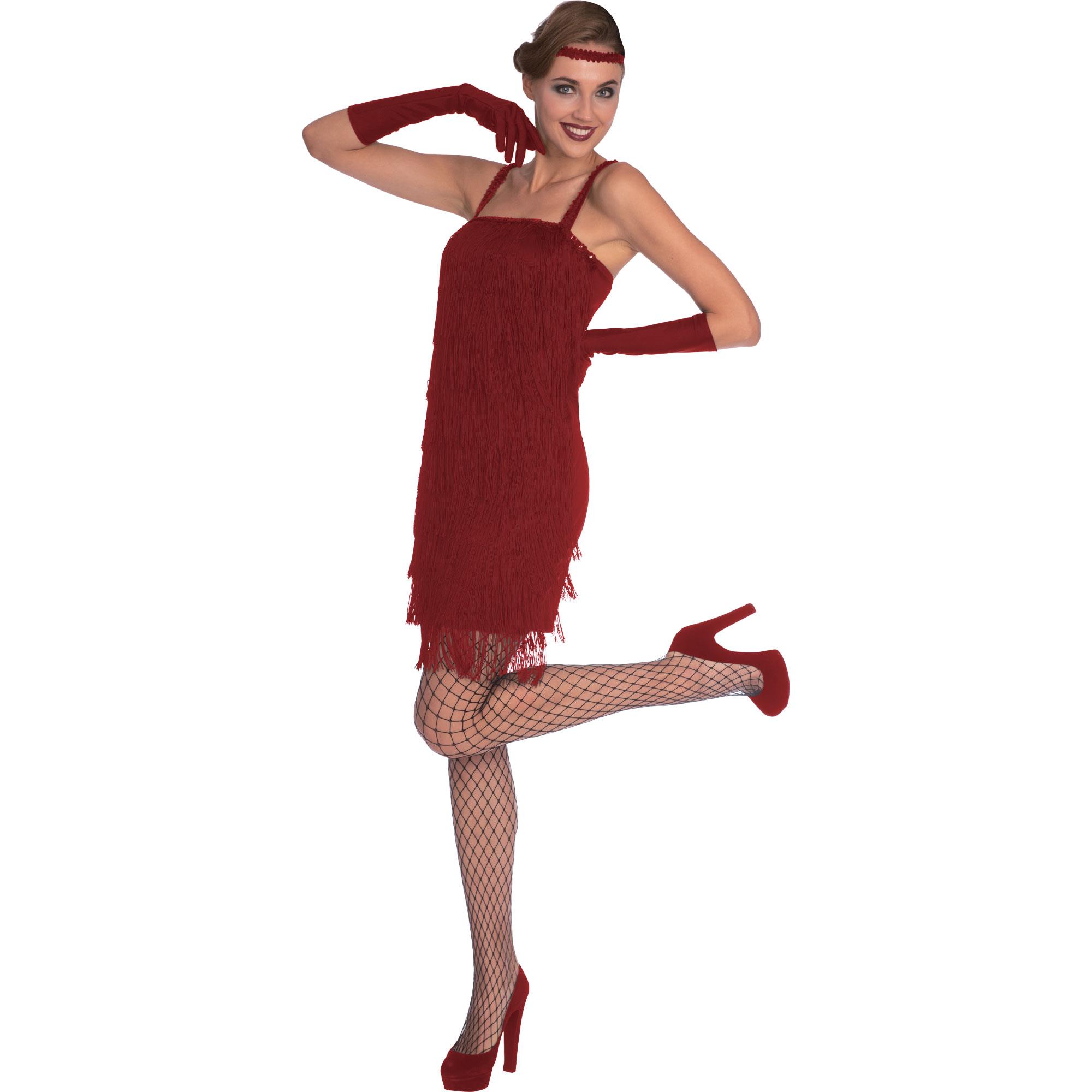 Red Flapper Adult Costume