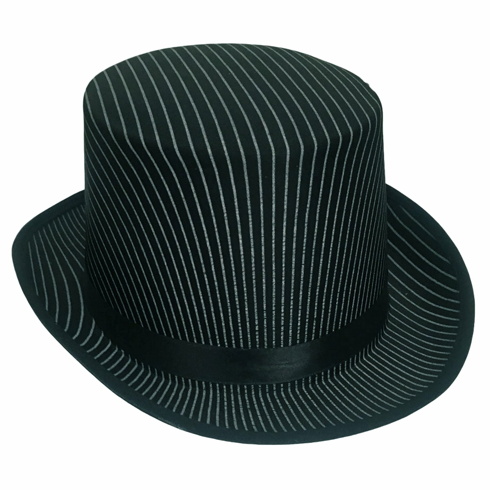Pinstripe Gangster Top Hat Adult