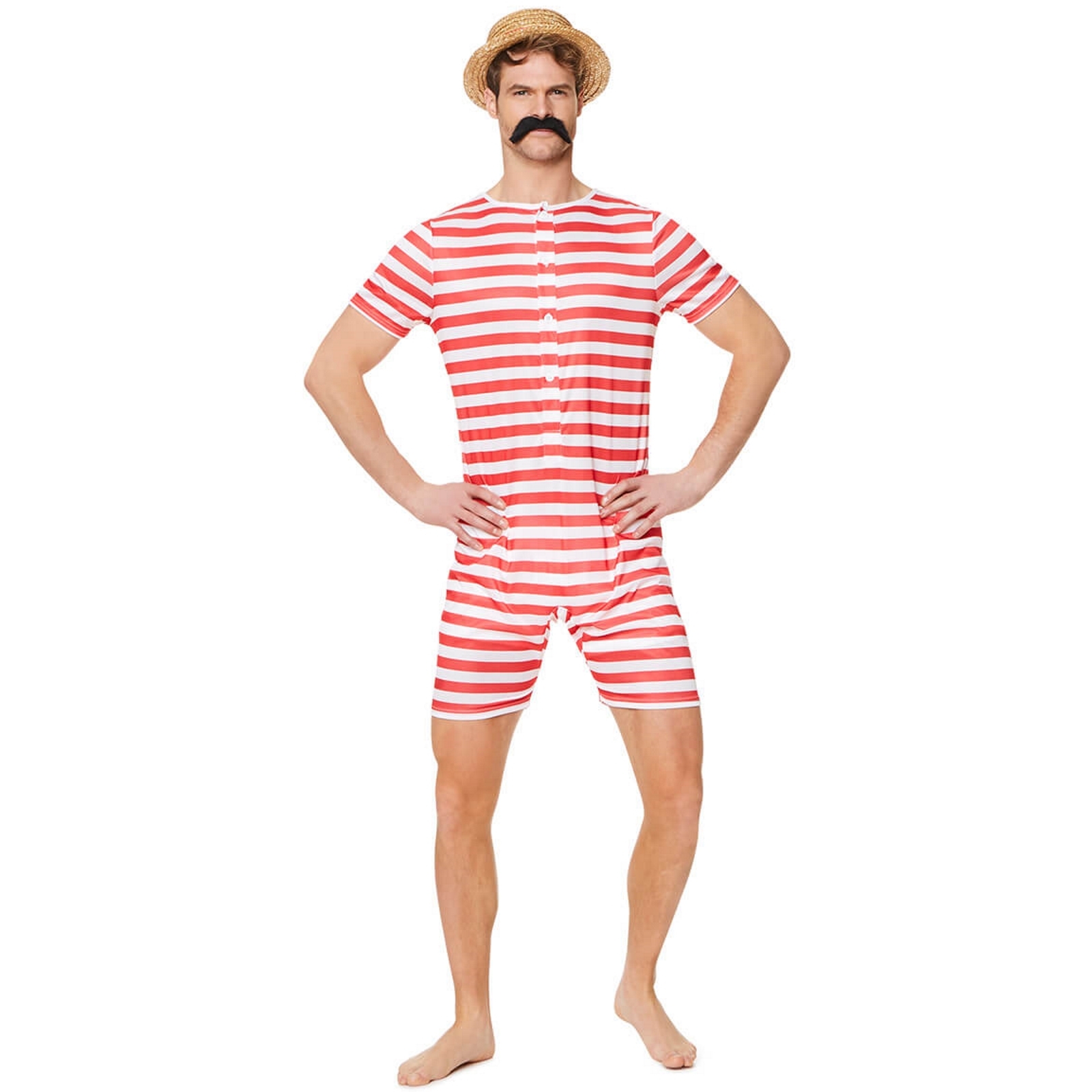 Old Time Bathing Suit Mens Costume Medium