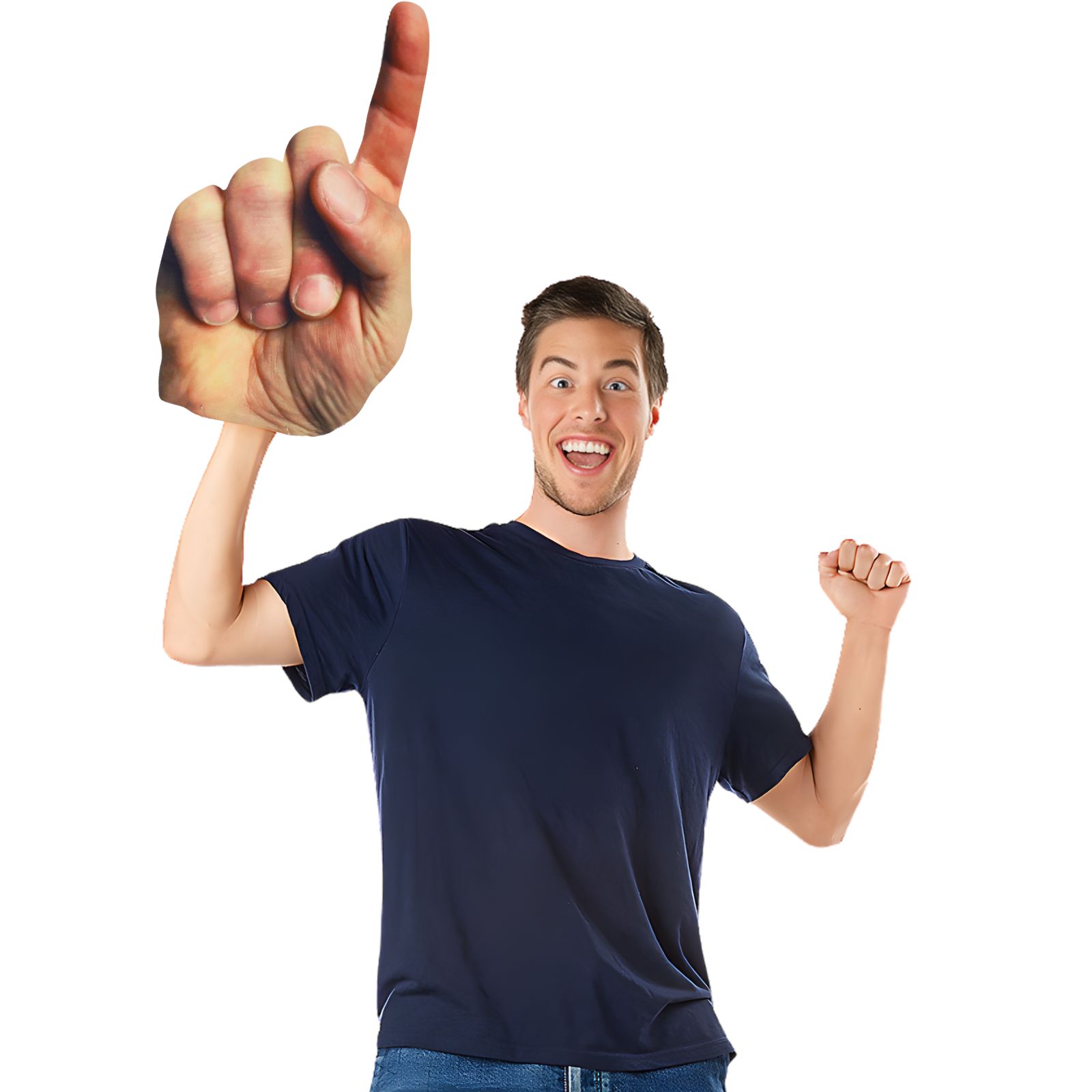 Hand Hash Symbol 1 Costume Accessory