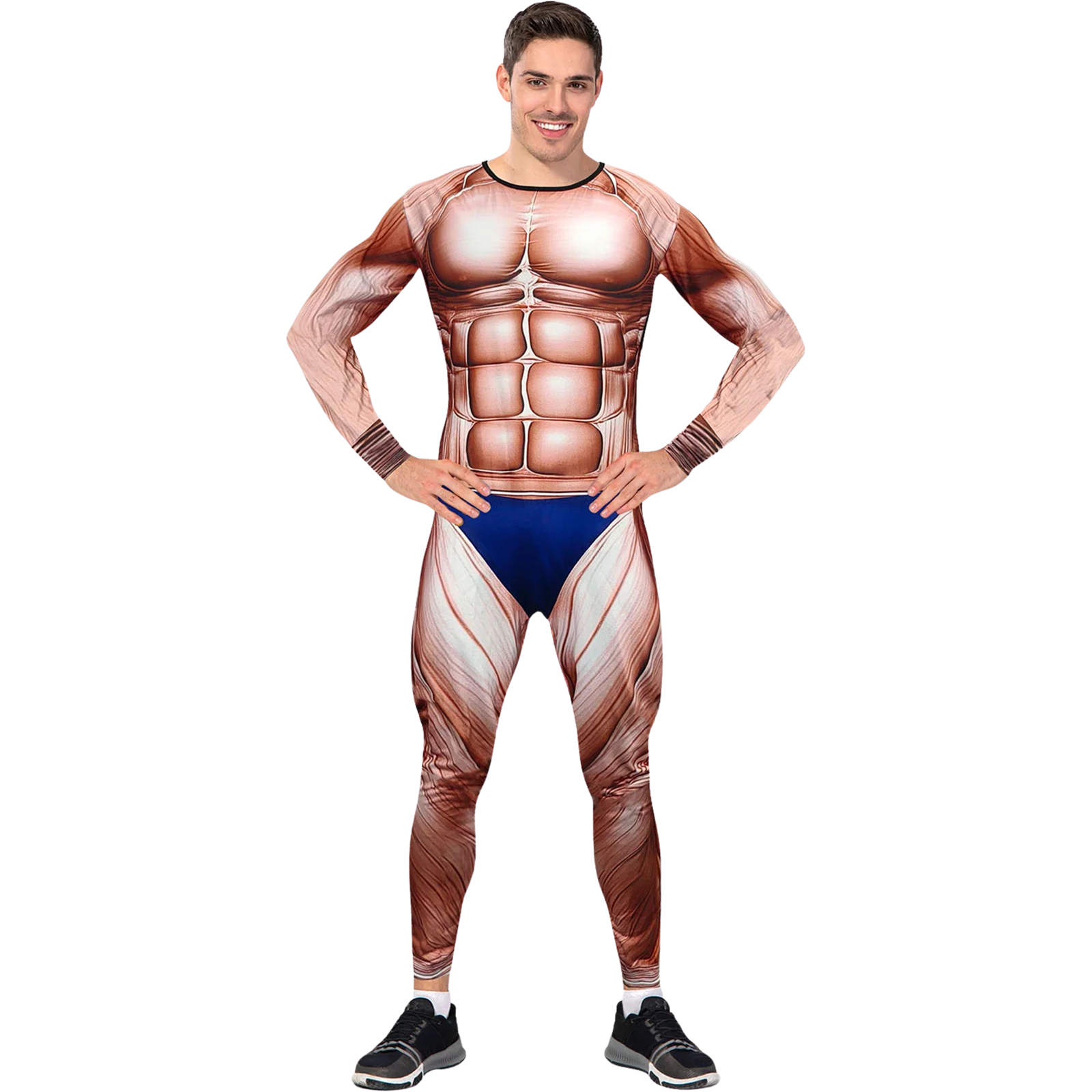 Men's Body Builder Costume One Size
