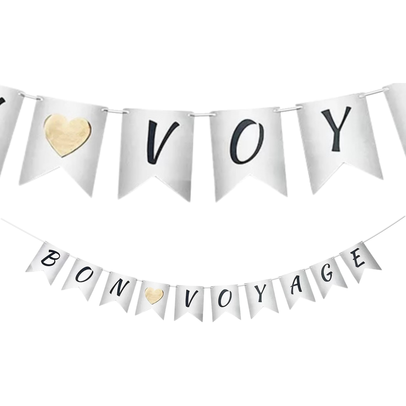 Bon Voyage Pennant Banner